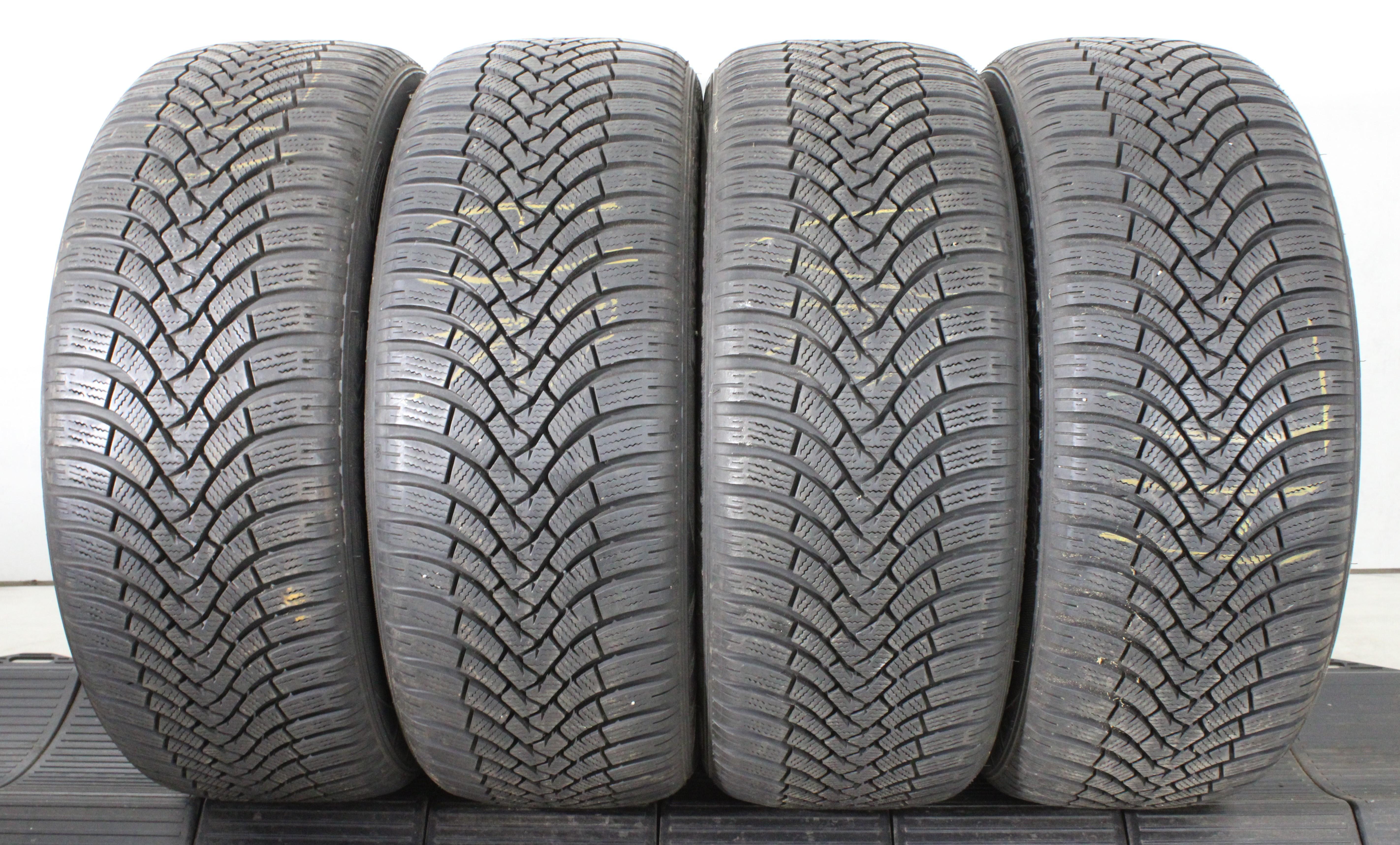 4 x 225/45R18 95V Winterreifen Falken Eurowinter HS01 7,5-8mm 2019 XL