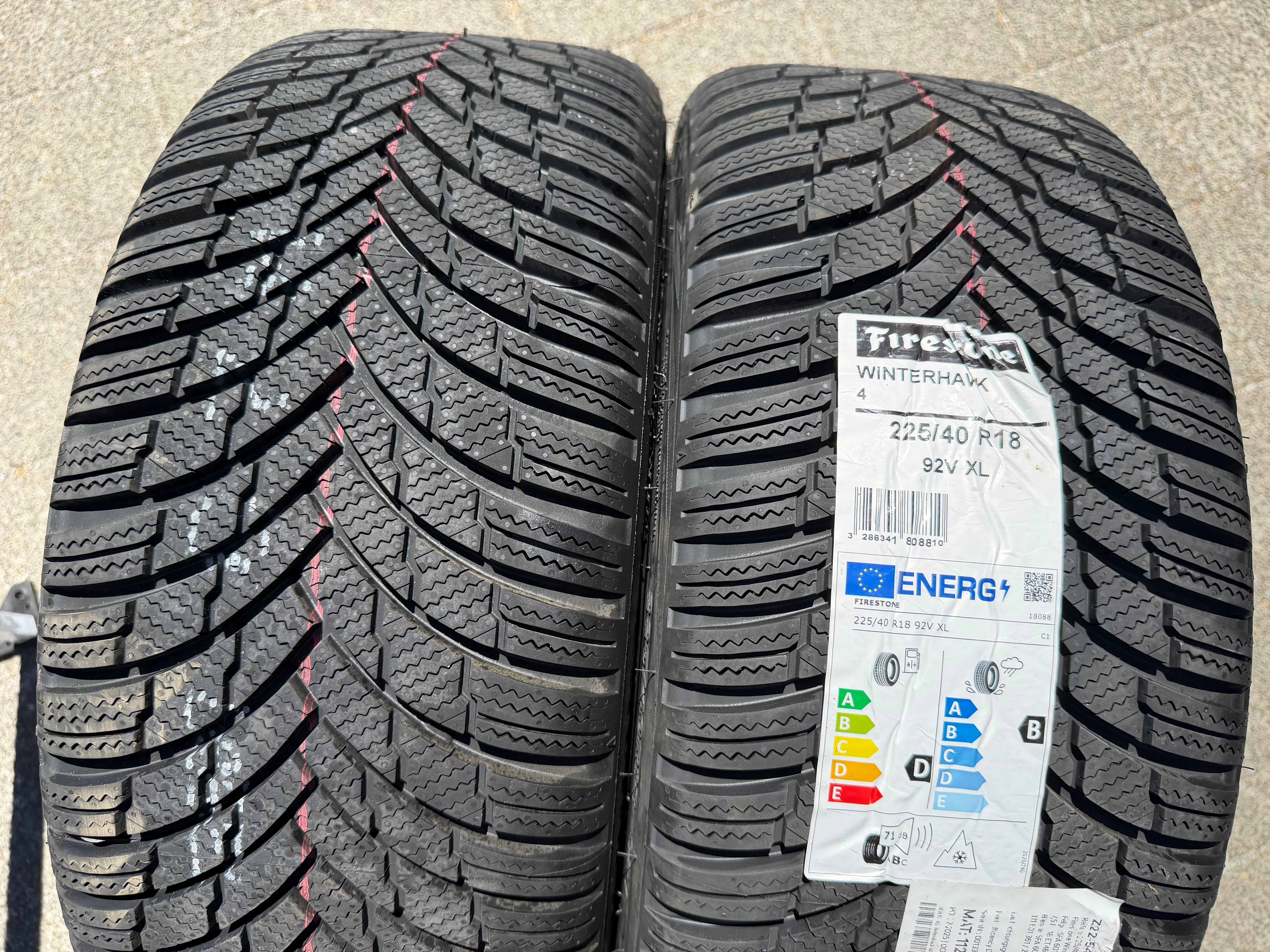 2 x 225/40R18 92V Winterreifen Firestone Winterhawk 4 NEU 2025