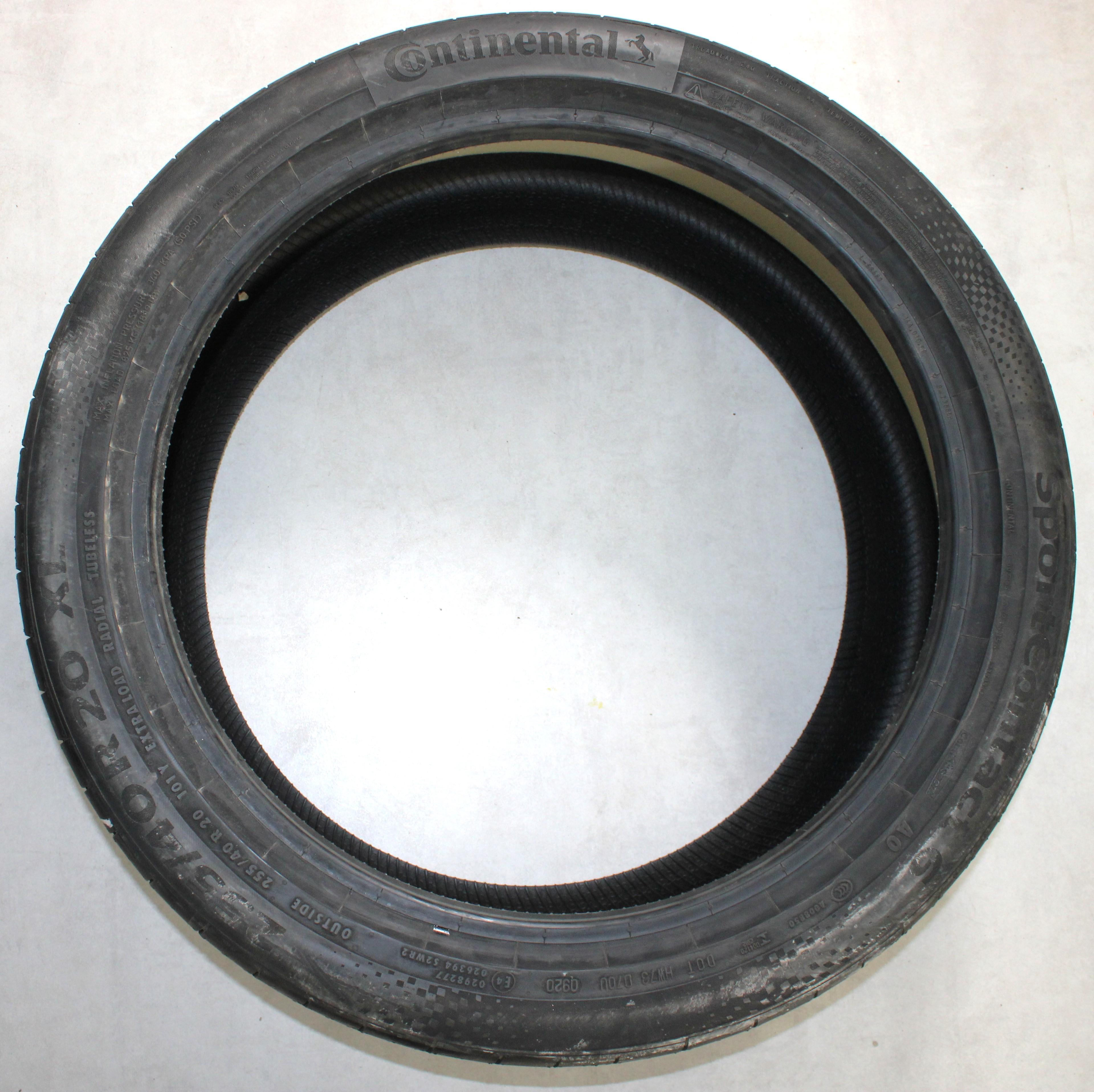 4 x 255/40R20 101Y neumáticos de verano Continental Sport Contact 6 NEW 2020 Silent AO