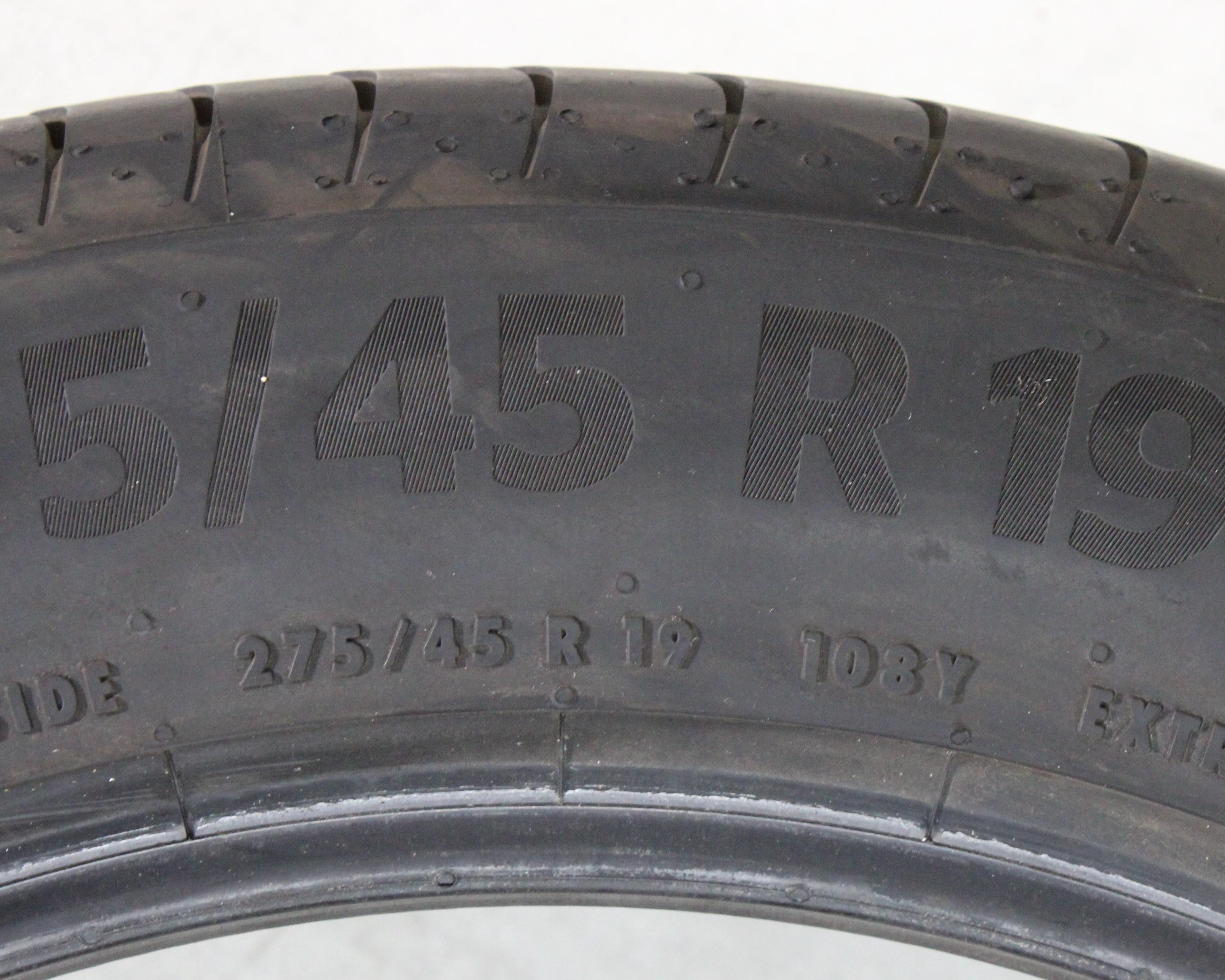 1 neumático de verano 275/45R19 108Y Continental Premium Contact 6 NFO 6,5-7 mm 2024 XL