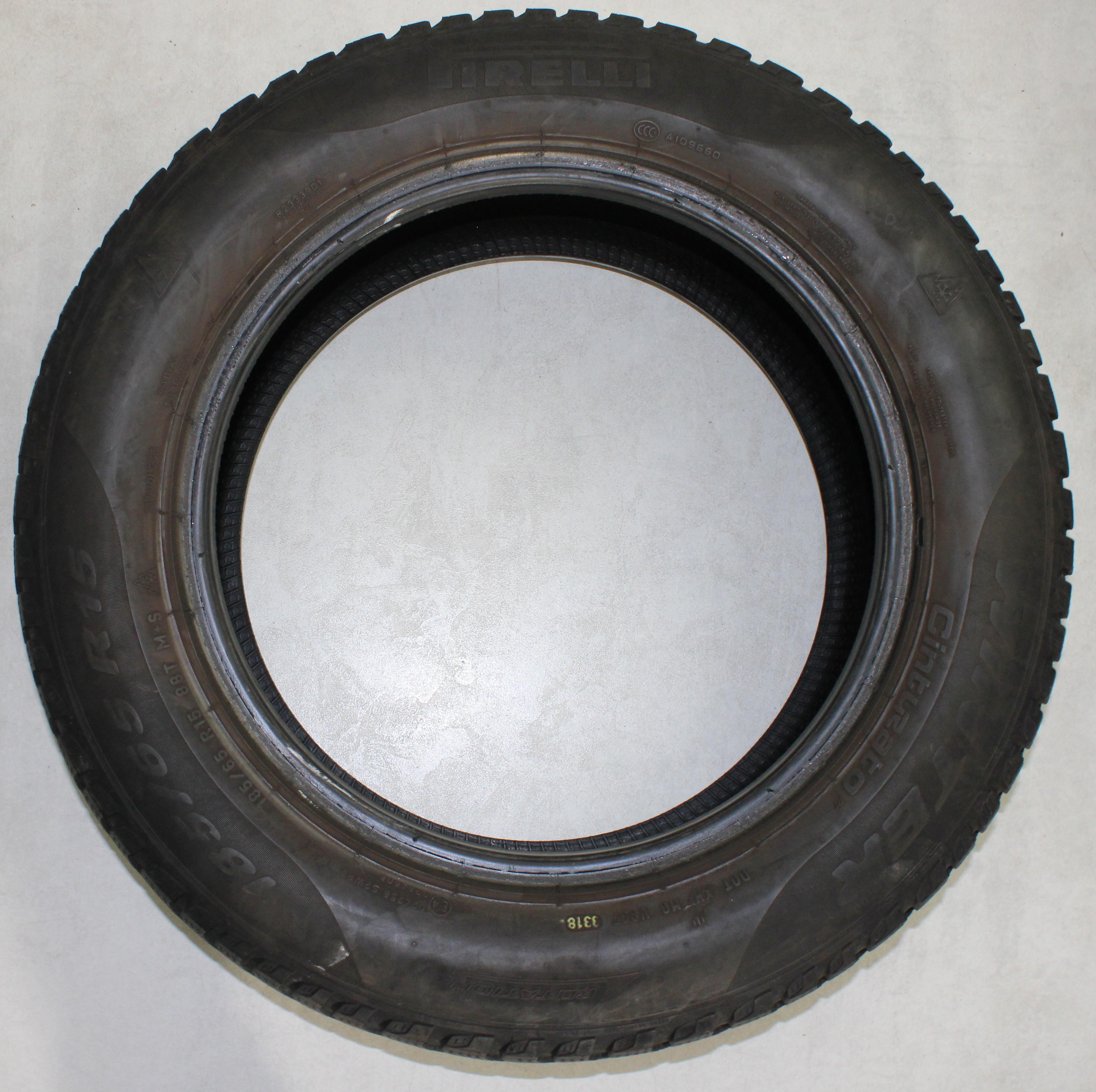 4 x 185/65R15 88T Winterreifen Pirelli Winter Cinturato  4,5-5mm 2018