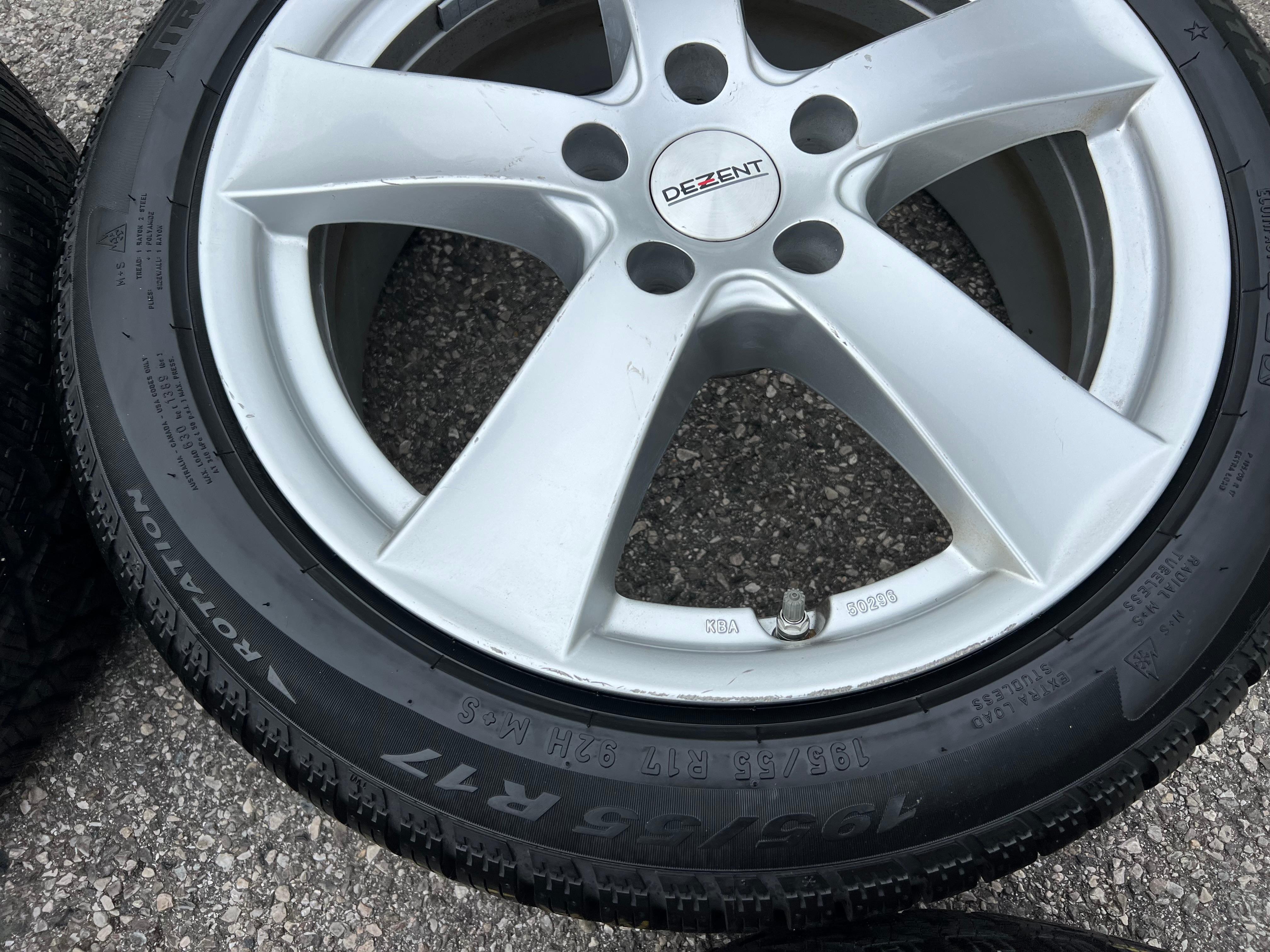 4 ROUES D'HIVER ALU 17" BMW SÉRIE 2 ACTIVE TOURER F45 F46 UKL-L 195/55R17 92H