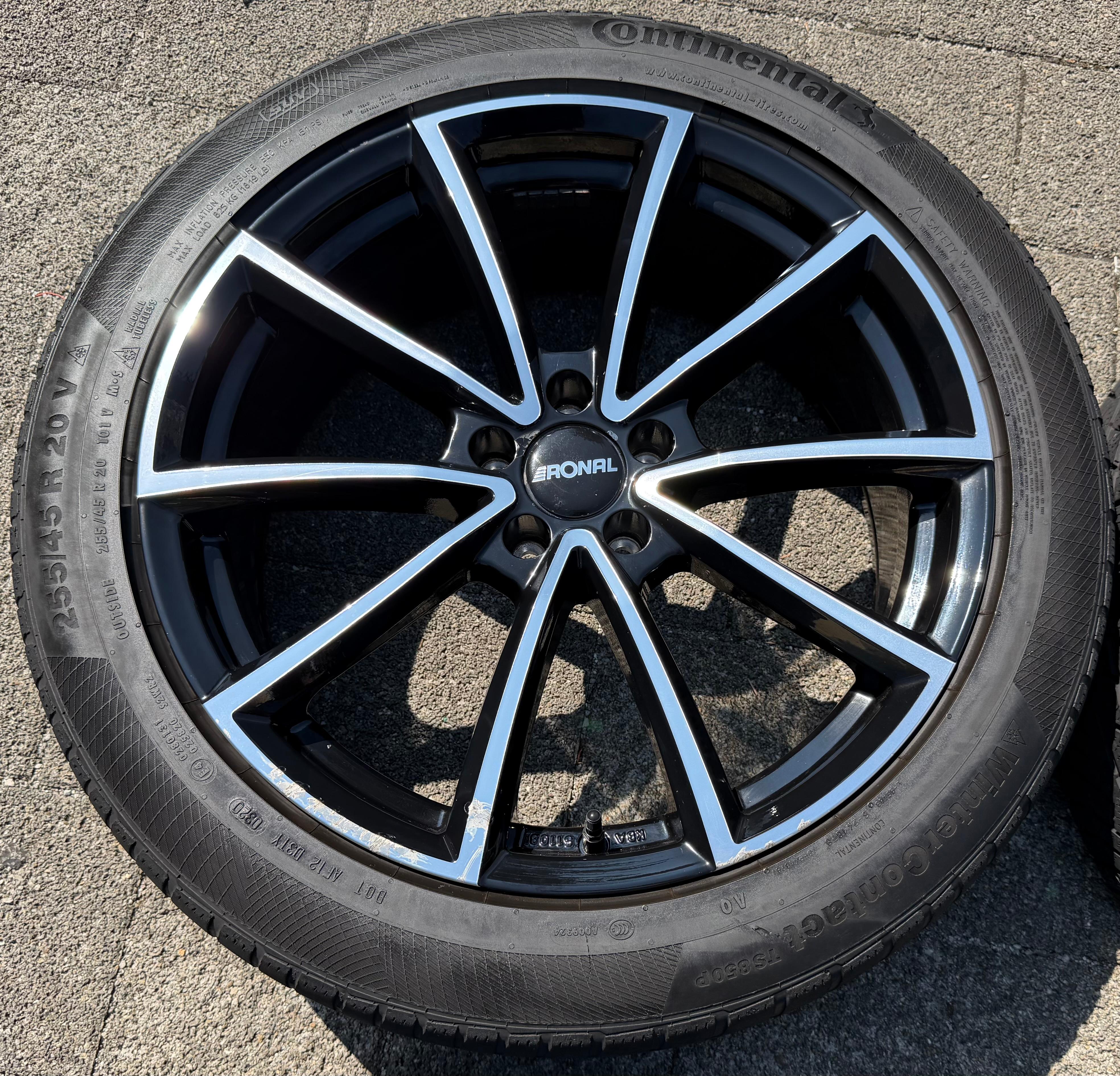 4 ALUFELGEN 20" MERCEDES E-KLASSE GLC S-KLASSE GLC AUDI Q5 A4 A8 8x20 ET35