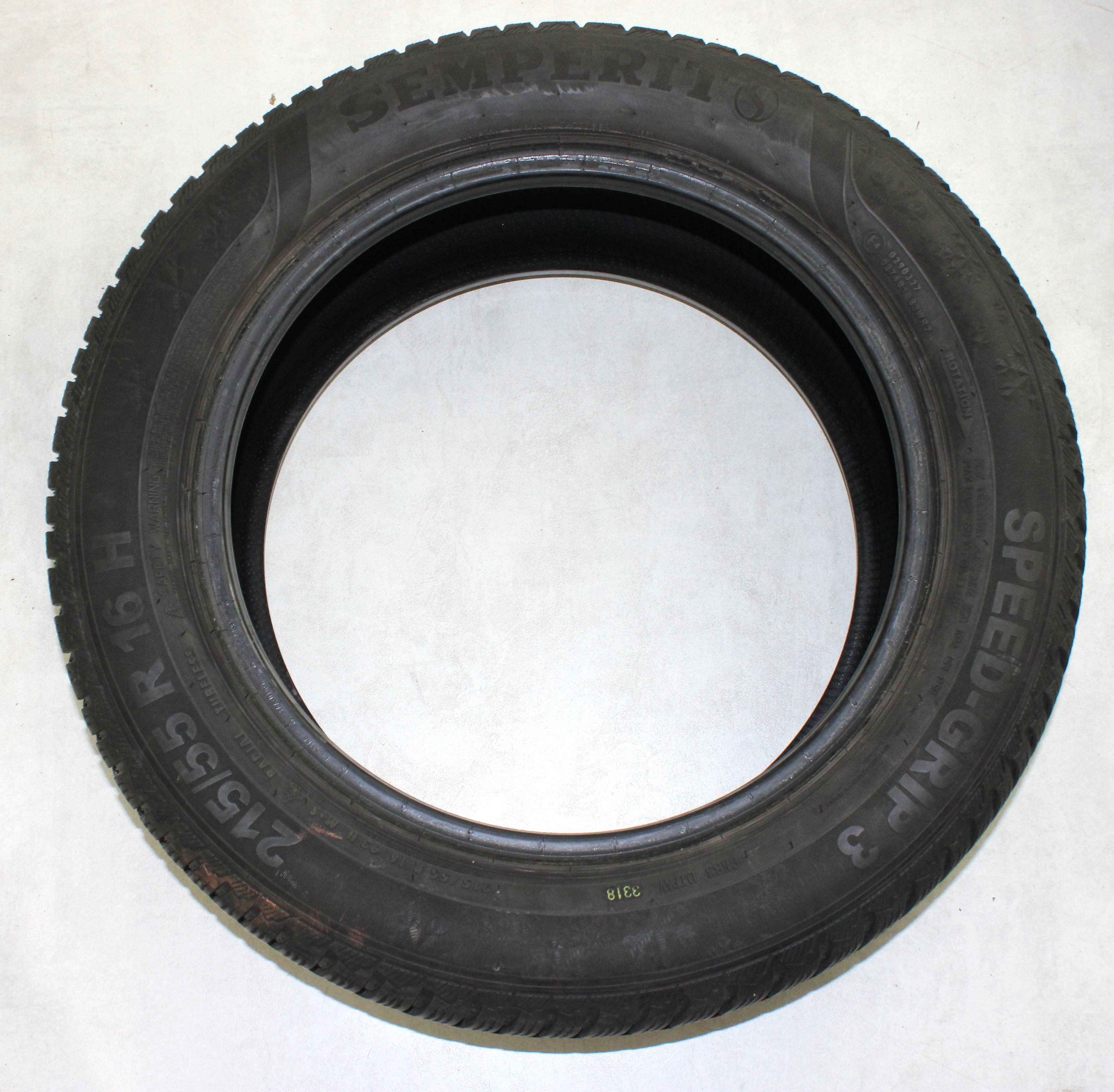 4 x 215/55R16 93H Winterreifen Semperit Speed-Grip 3 5-5,5mm 2018