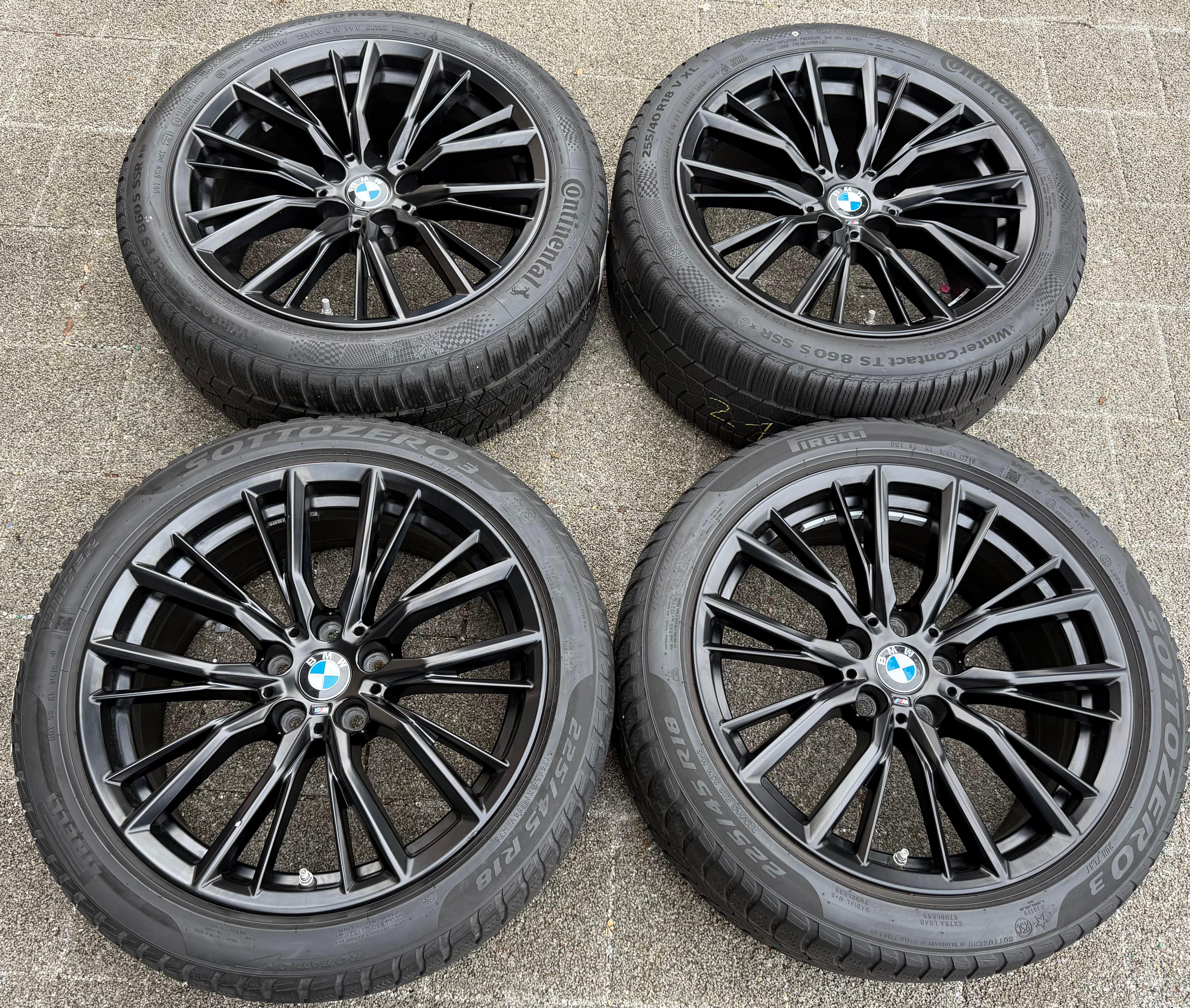 4 Original 18" Alu Winterräder BMW 3ER Reihe G20 G21 4ER G22 G23 2ER G42 M796 RDKS