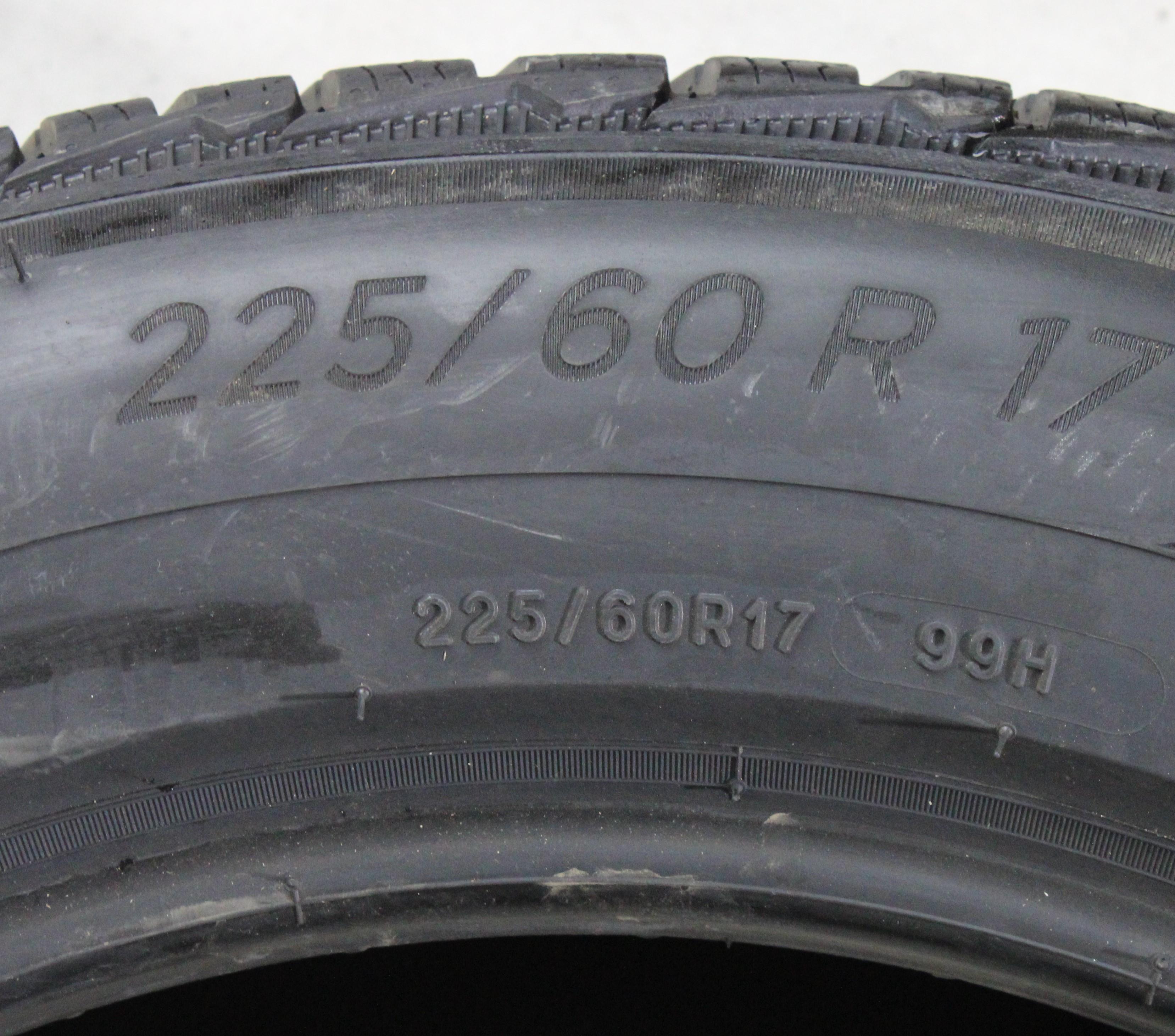 2 x 225/60R17 99H neumáticos de invierno Michelin Pilot Alpin 5 AO con dibujo completo de 2022
