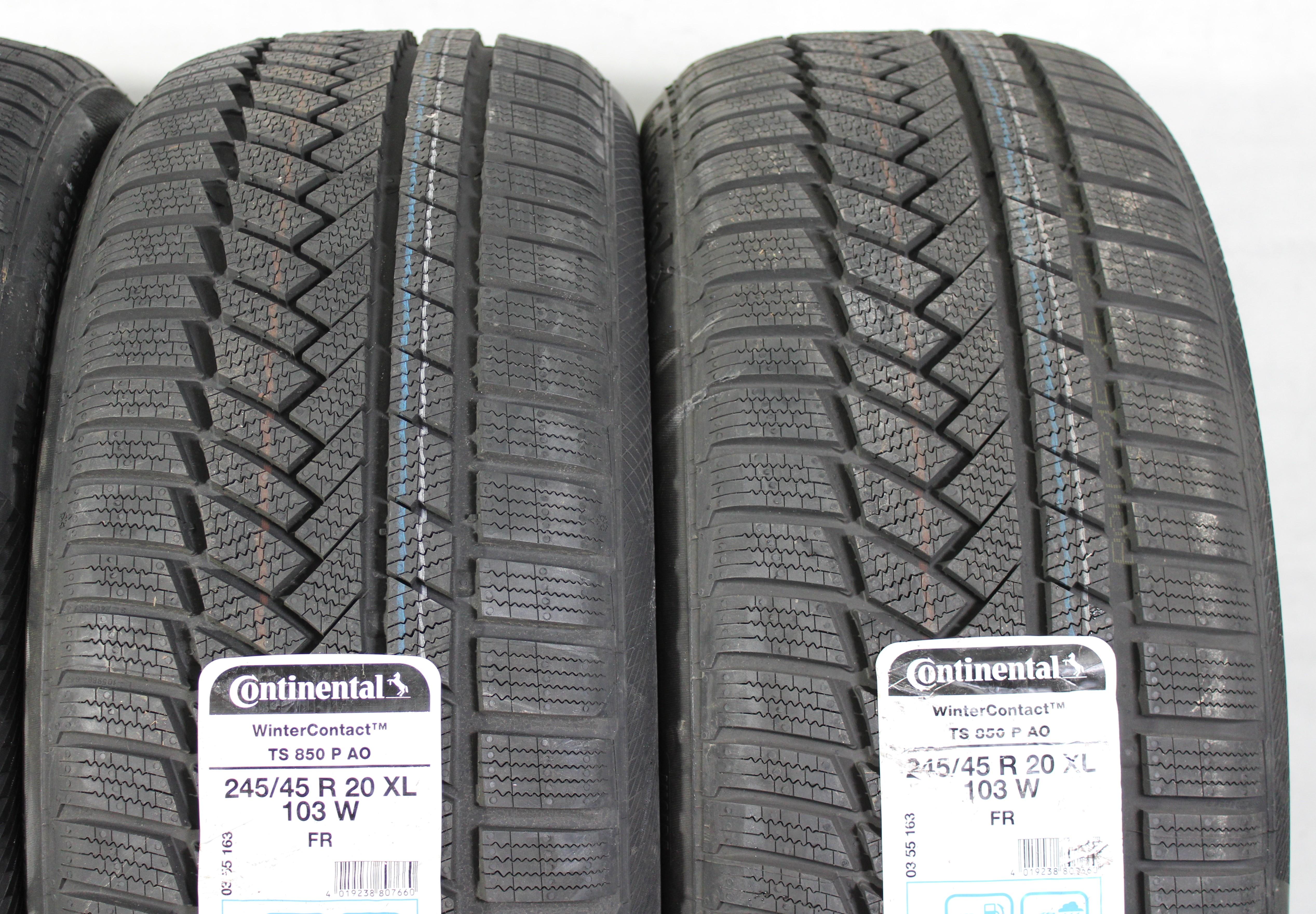 4 x 245/45R20 103W Winterreifen Continental Winter Contact TS850P 2019 Freihaus