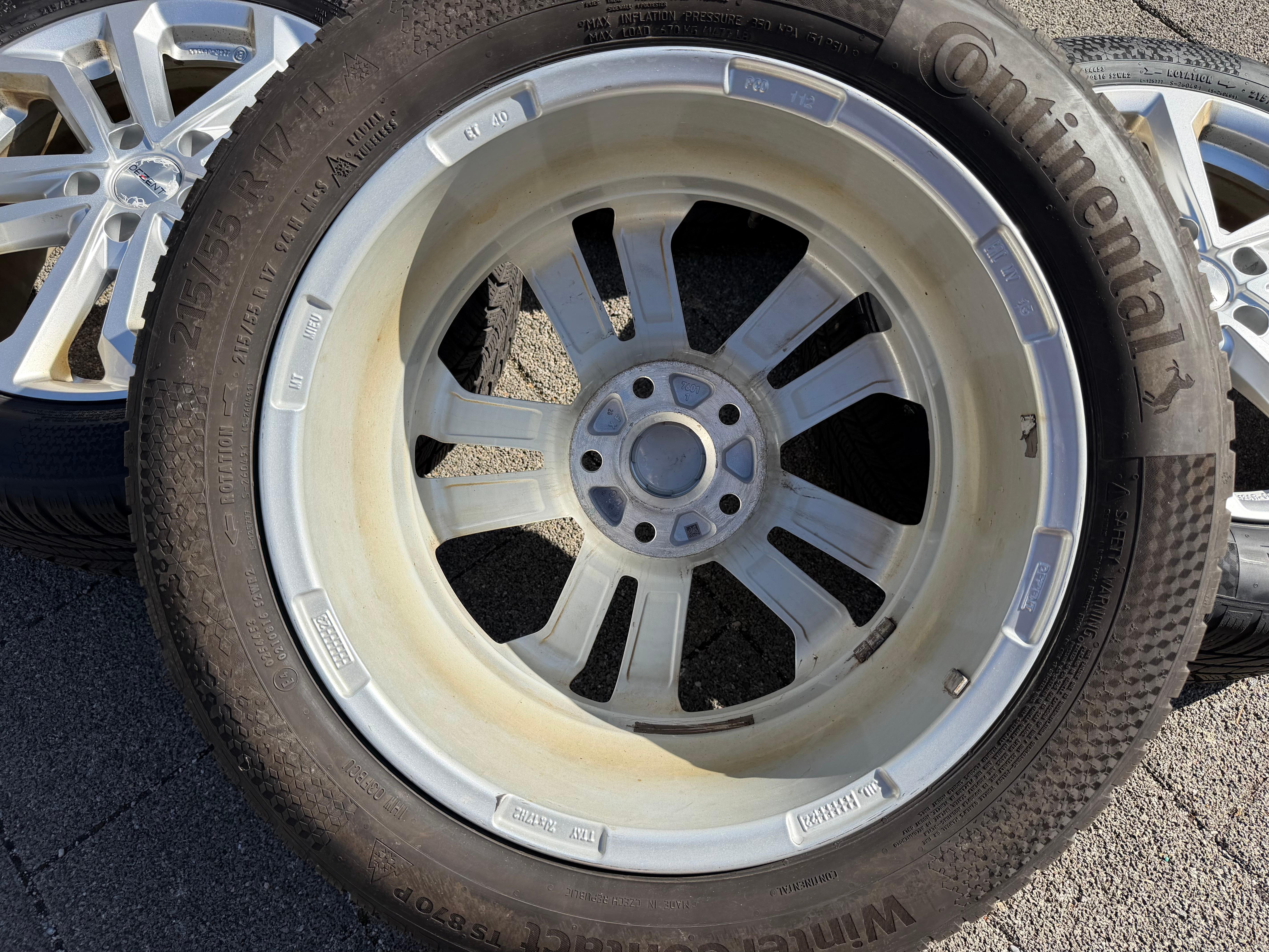 4 Alu 17" Winterräder Audi Q2 Seat Cupra Ateca Skoda Superb VW Passat B8 3G 2023