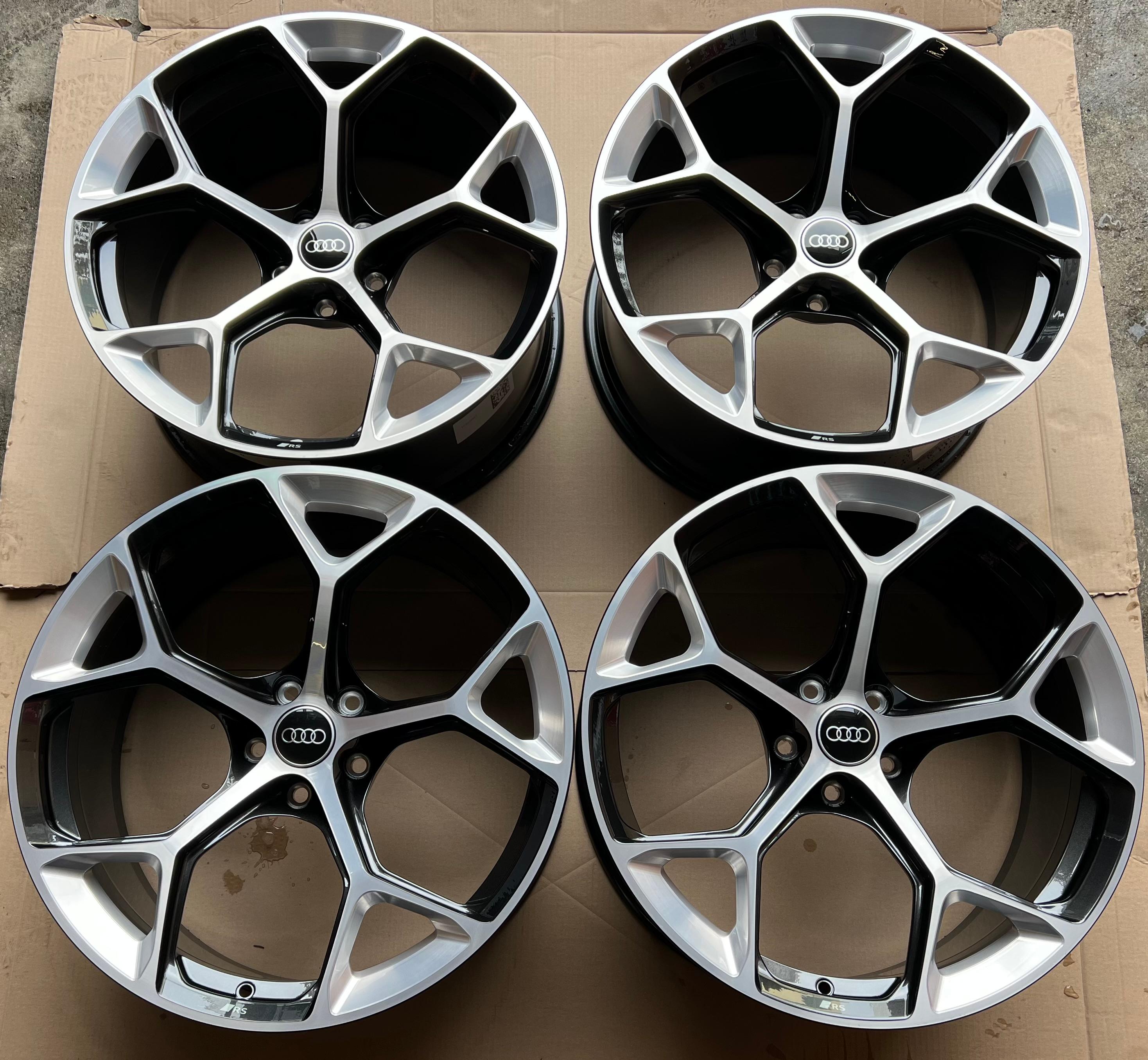 4 ORIGINELE 20" ALUMINIUM VELGEN VOOR AUDI A5, S5, RS5, A4, RS4 (B9) 8W 8W0601025GJ 9x20 ET22