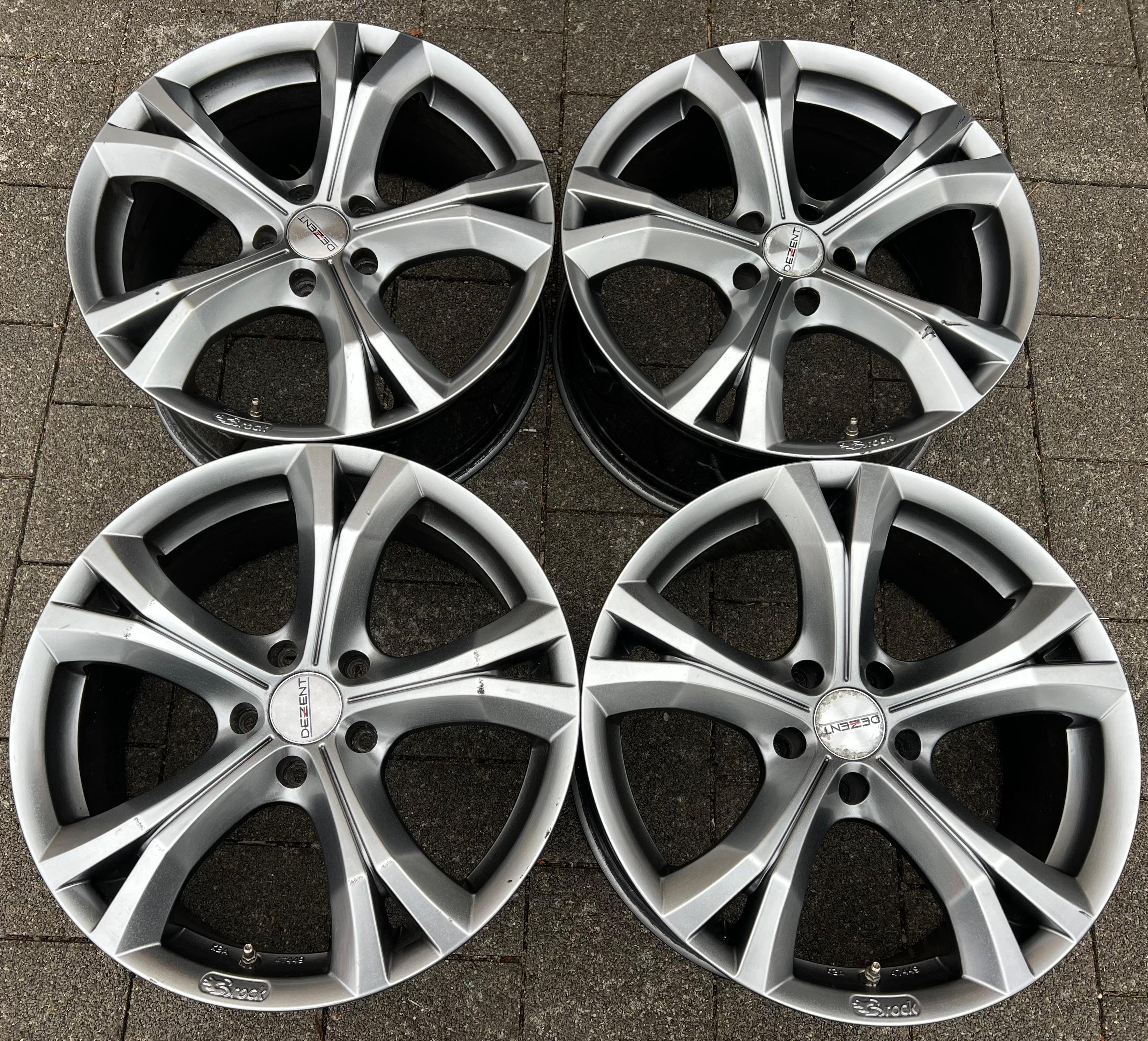 4 BROCK 19" aluminium velgen BMW X6 F16 9x19 ET48 5x120 FREIHAUS