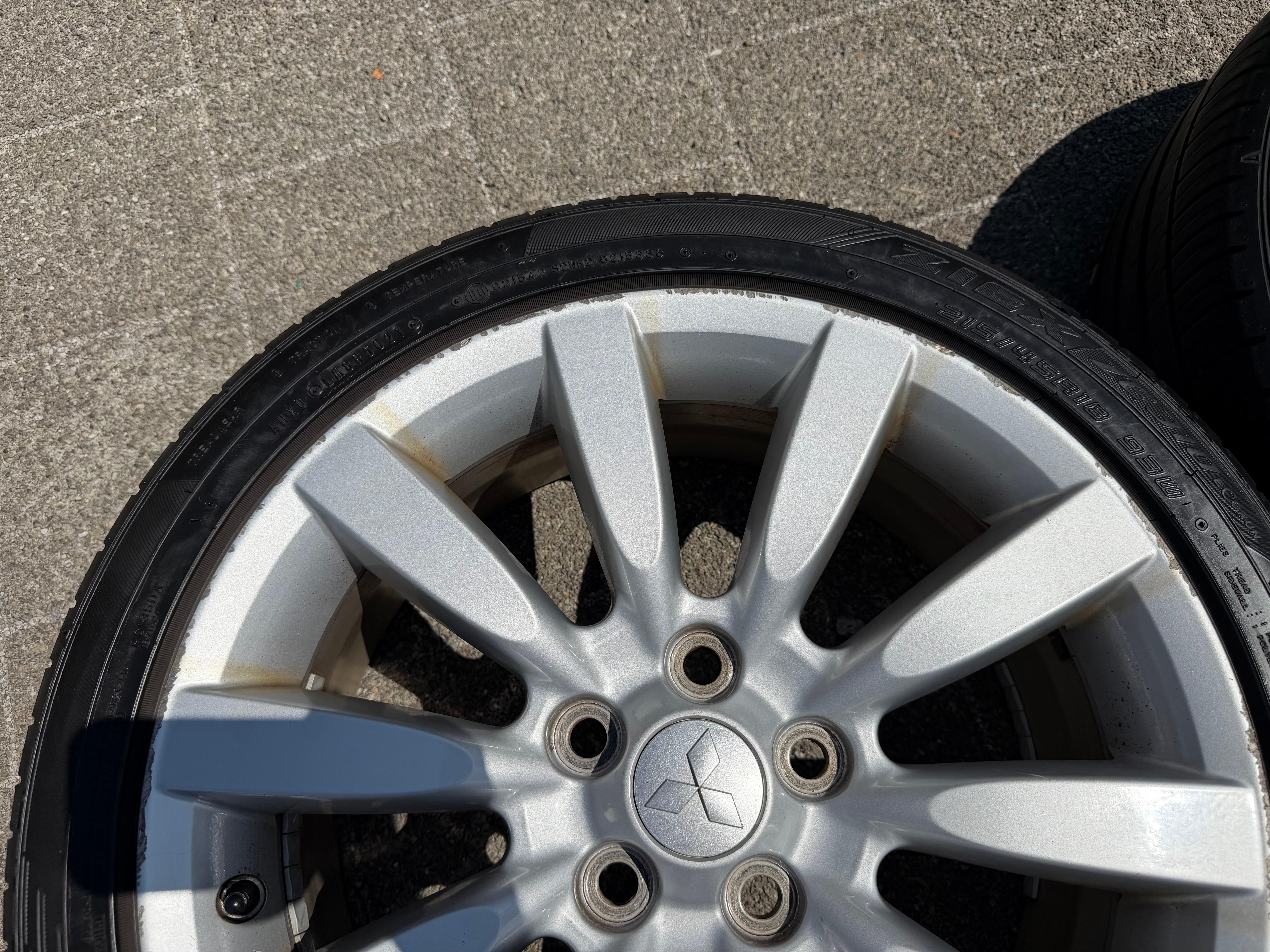 4 Original 18" Alu Sommerräder Mitsubishi Lancer CX 215/45R18 93W FALKEN