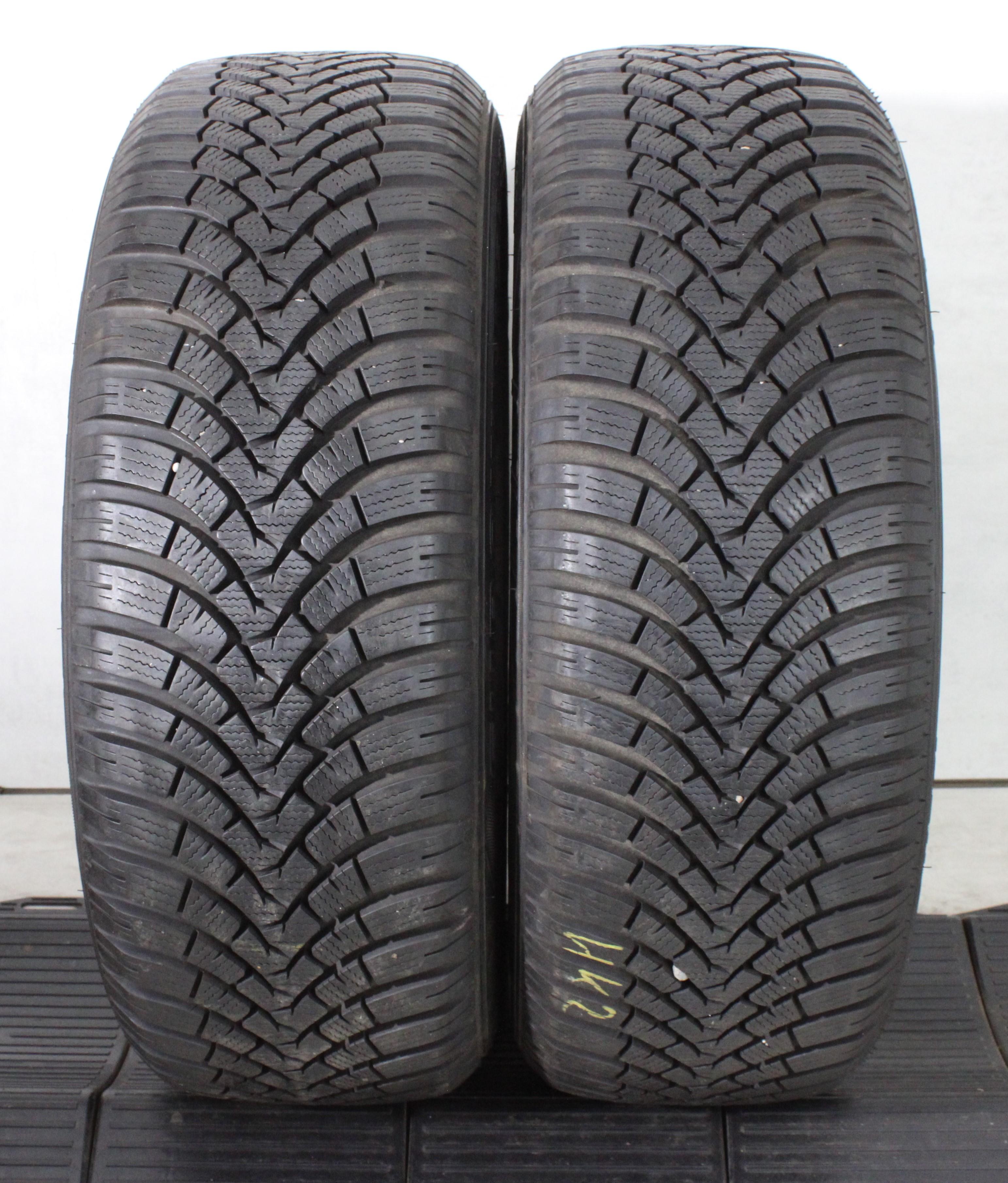 2 x 215/60R16 99H Winterreifen Falken Eurowinter HS01 7,5-8mm 2018