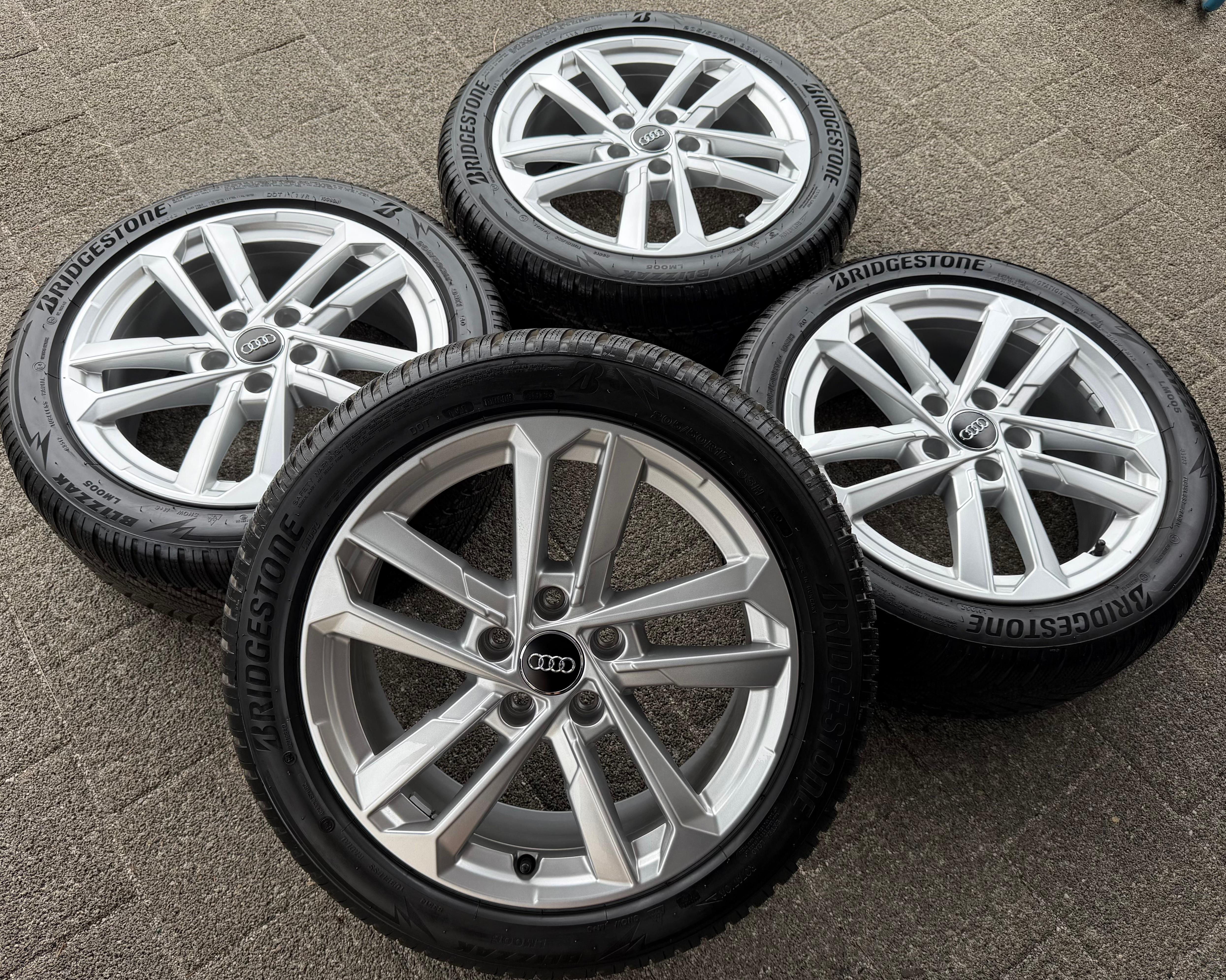 4 Original 17" Alu Winterräder Audi A3 S3 8Y 8Y0601025L 205/50R17 93H Bridgestone 2023