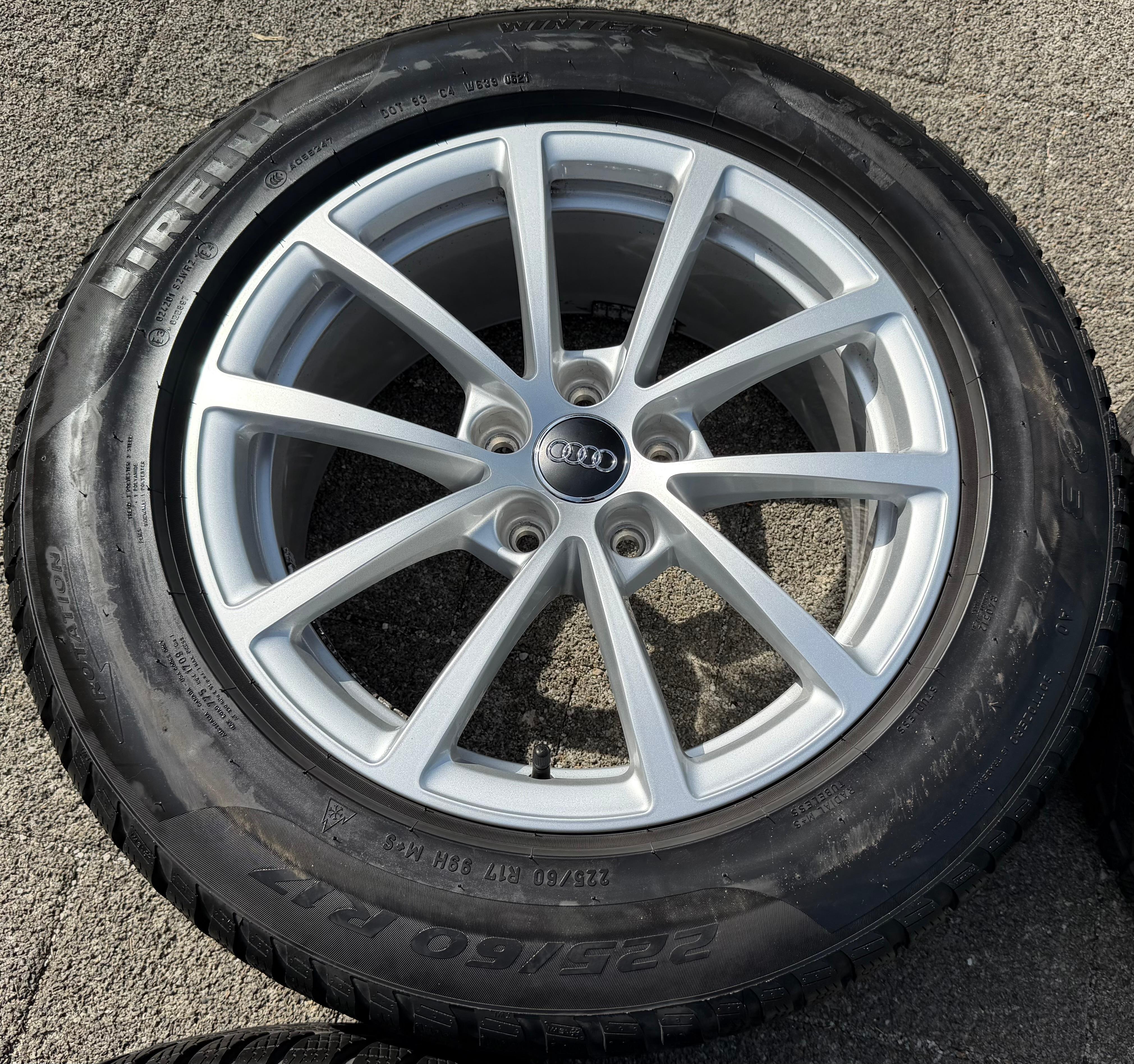 4 Original 17" Alu Winterräder Audi A6 4K C8 F2 225/60R17 99H 4K0601025 2021