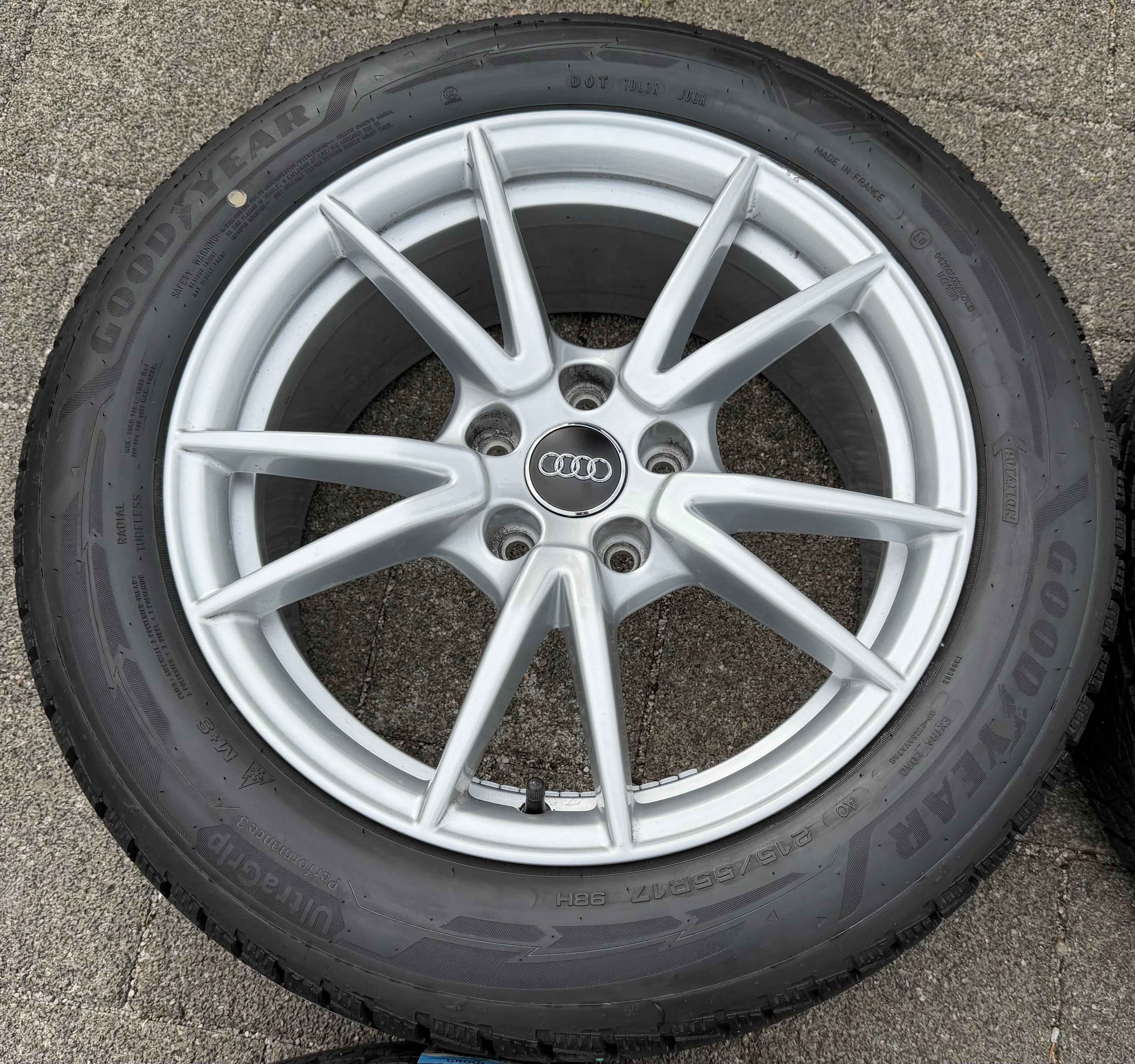 4 ORIGINAL 17" ALU WINTERRÄDER AUDI A5 S5 F2 B10 8B3601025A 215/55R17 98H 2025
