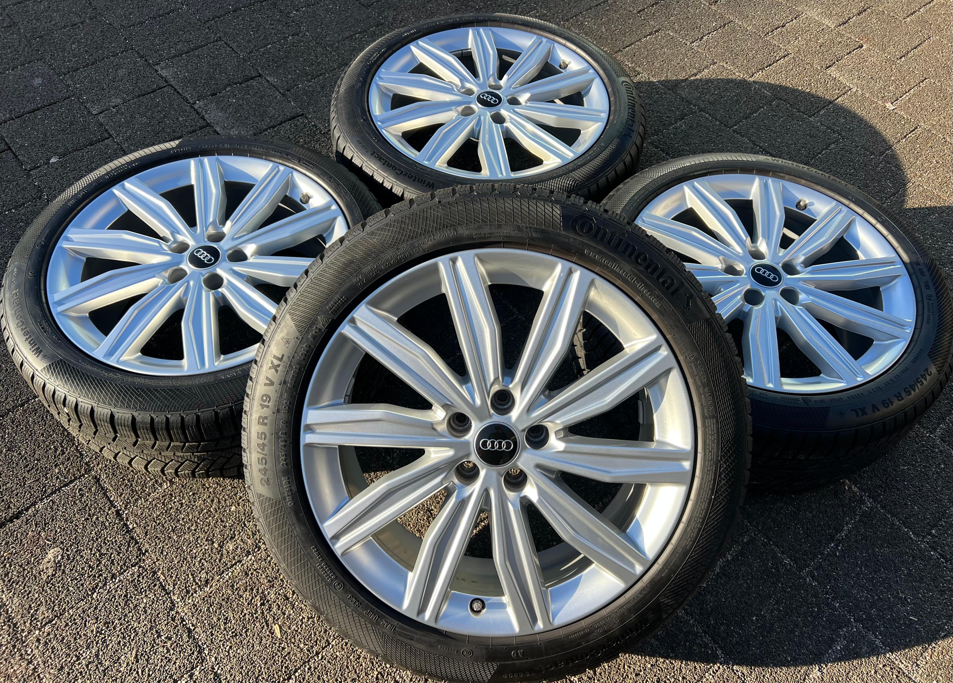 4 ORIGINAL 19" ALU WINTERRÄDER AUDI A6 S6 C8 4K 4K0601025M 245/45R19 102V RDKS FREIHAUS