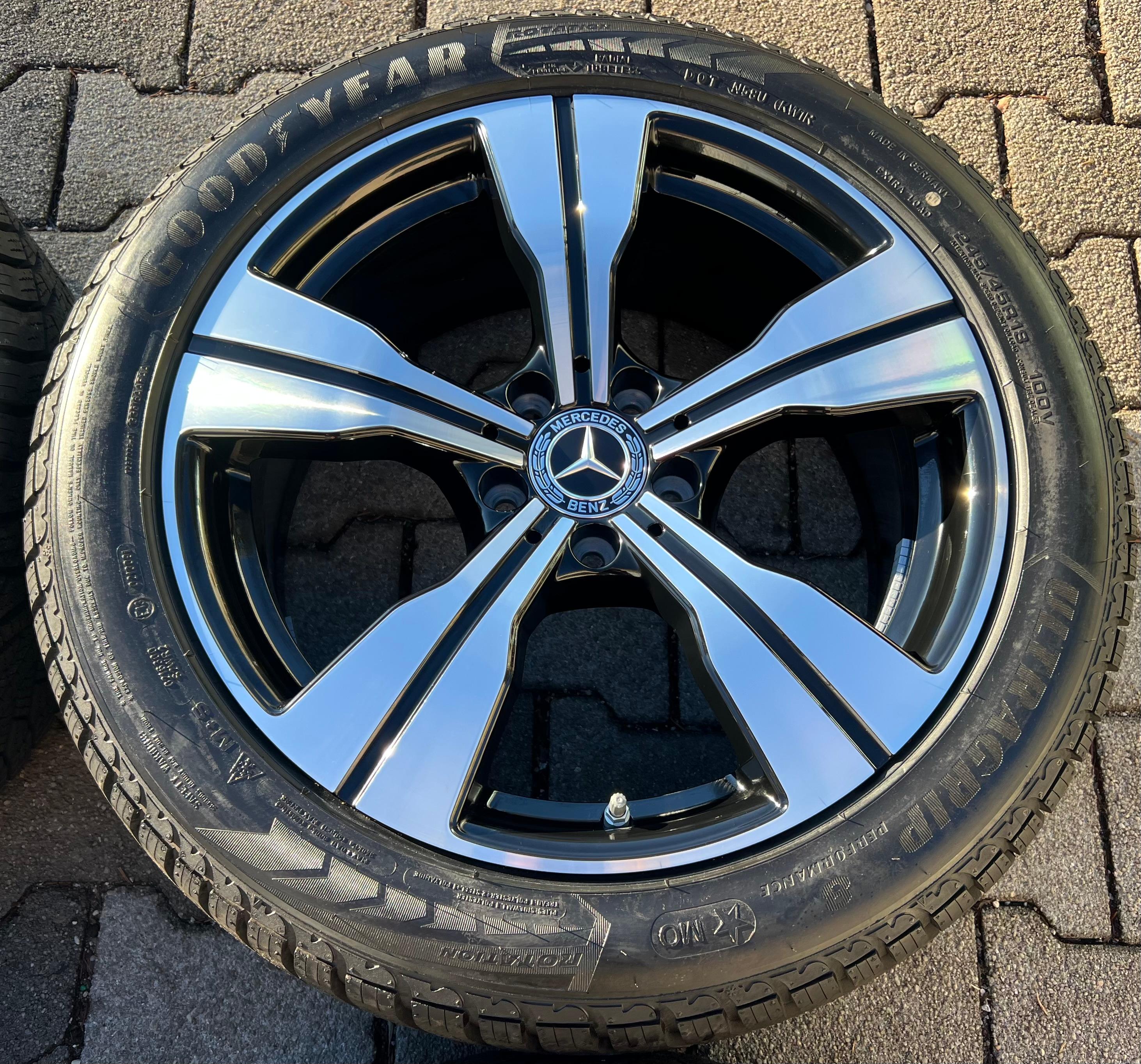 4 ORIGINAL 18" ALU WINTERRÄDER MERCEDES C-KLASSE ALL-TERRAIN X206 A2064014000