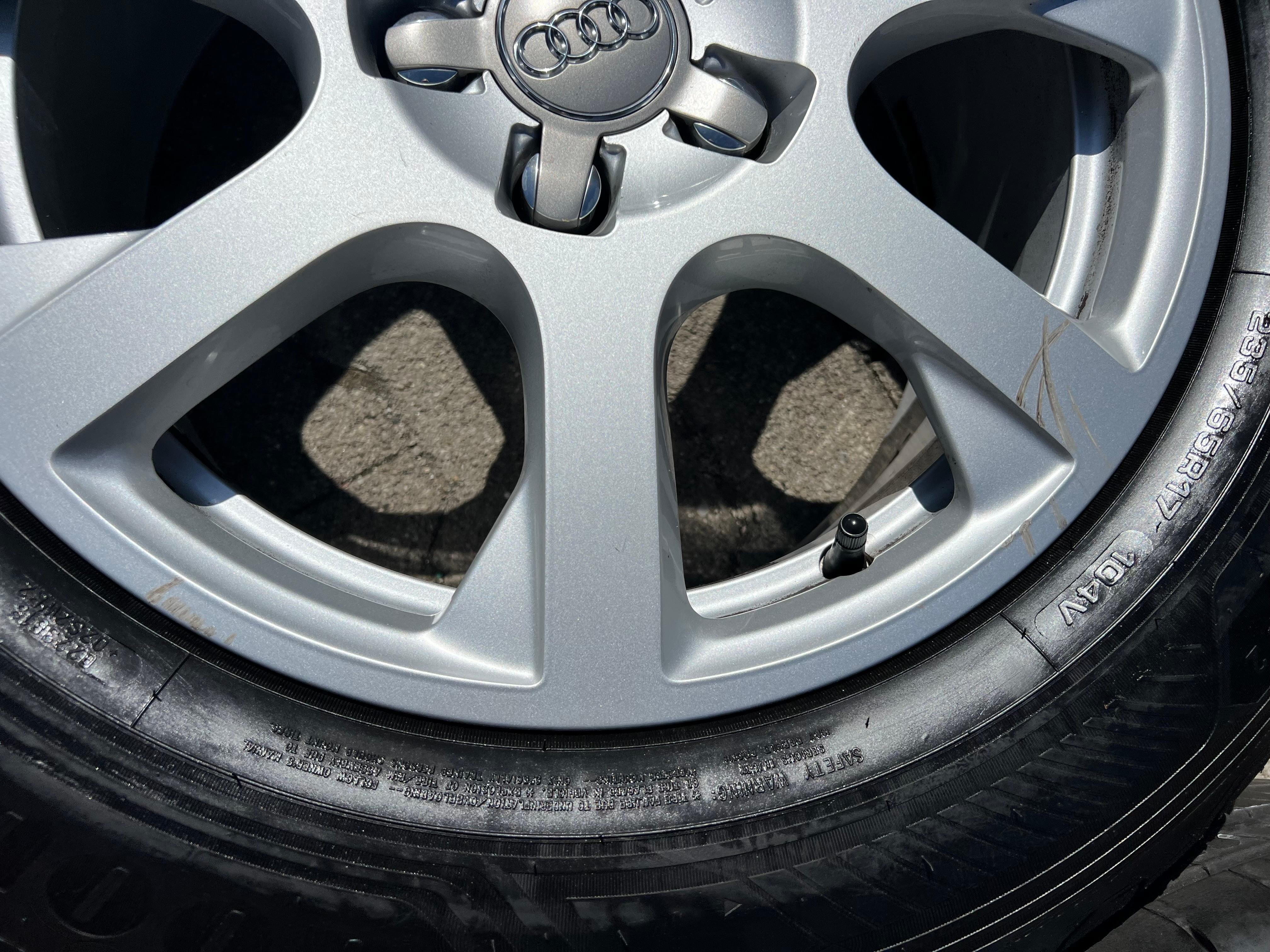 4 ROUES D'ÉTÉ ORIGINALES 17" ALU AUDI Q5 8R 235/65R17 104V GOODYEAR 2022 FRANCO DOMICILE