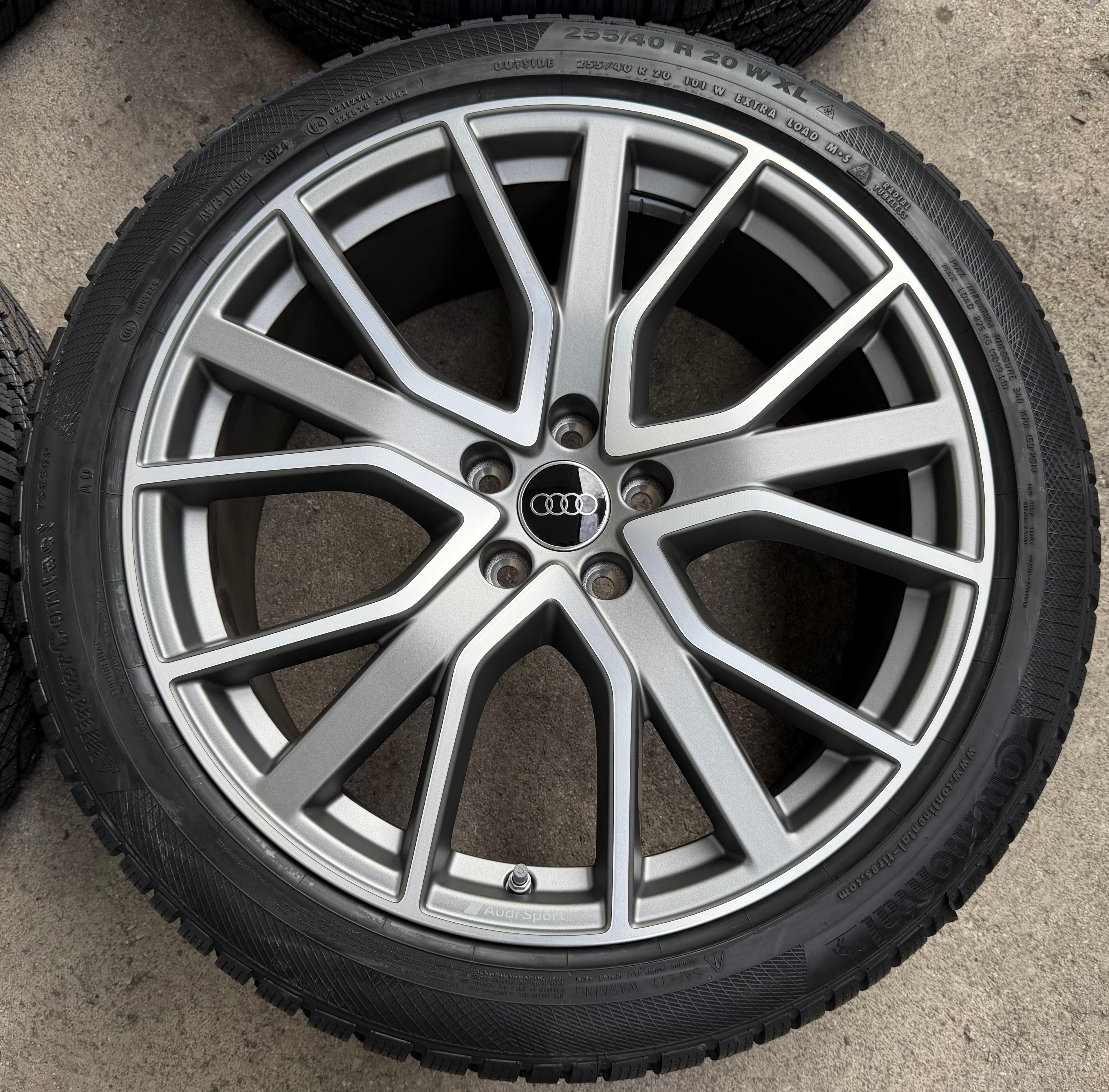 4 Original 20" Alu Winterräder Audi A6 S6 C8 4K F2 4K0601025AB 255/40R20 101W Continental NEU