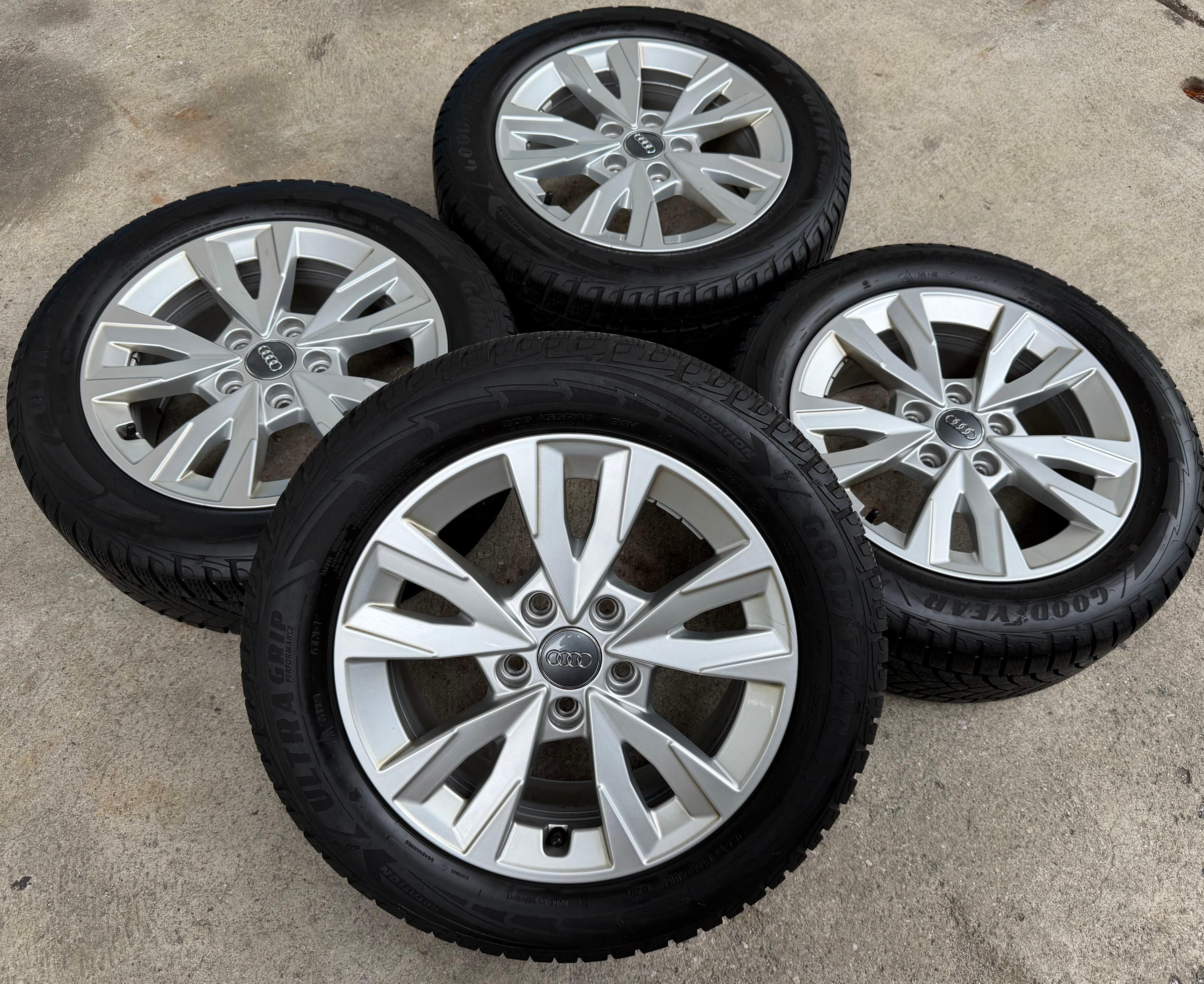 4 Original Alu Winterräder Audi A3 8Y 8Y0071496 205/55R16 91H Goodyear