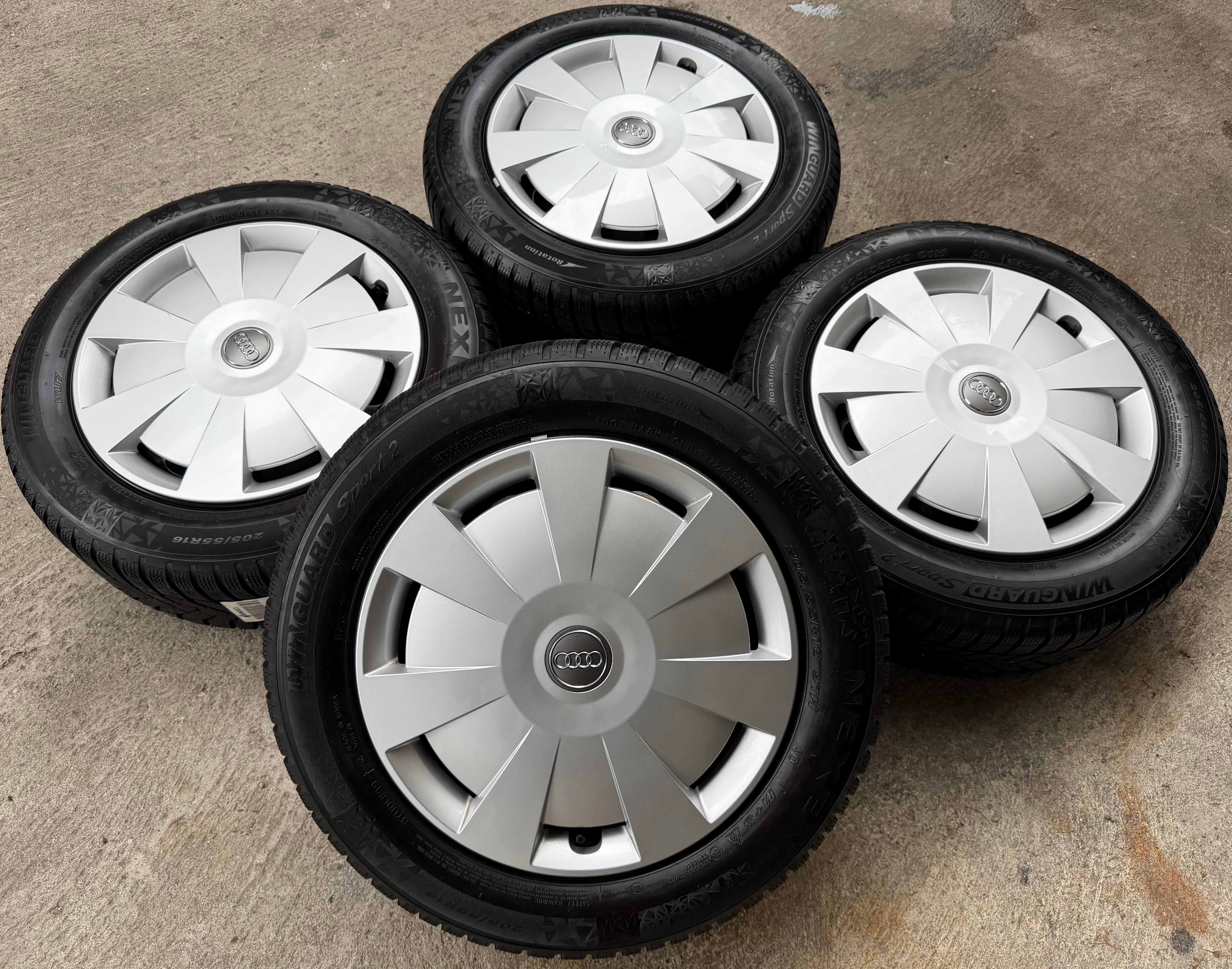 4 Winterräder Audi A3 8V Sportback Cabrio  205/55R16 91H Nexen 8V0601027A 2022