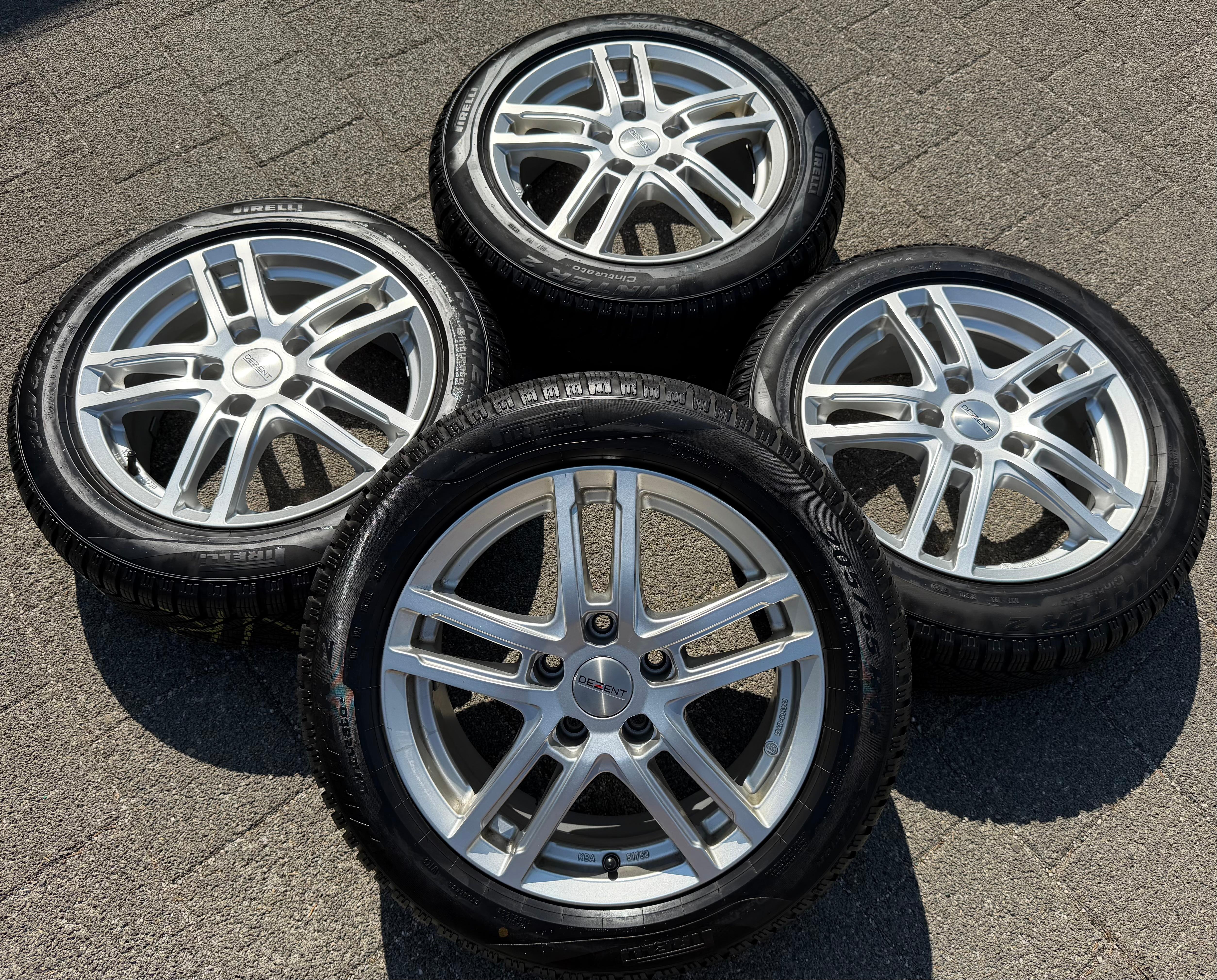 Alu Winterräder Audi A3 Seat Leon Skoda Octavia VW Caddy Golf 7 8 Passat Touran