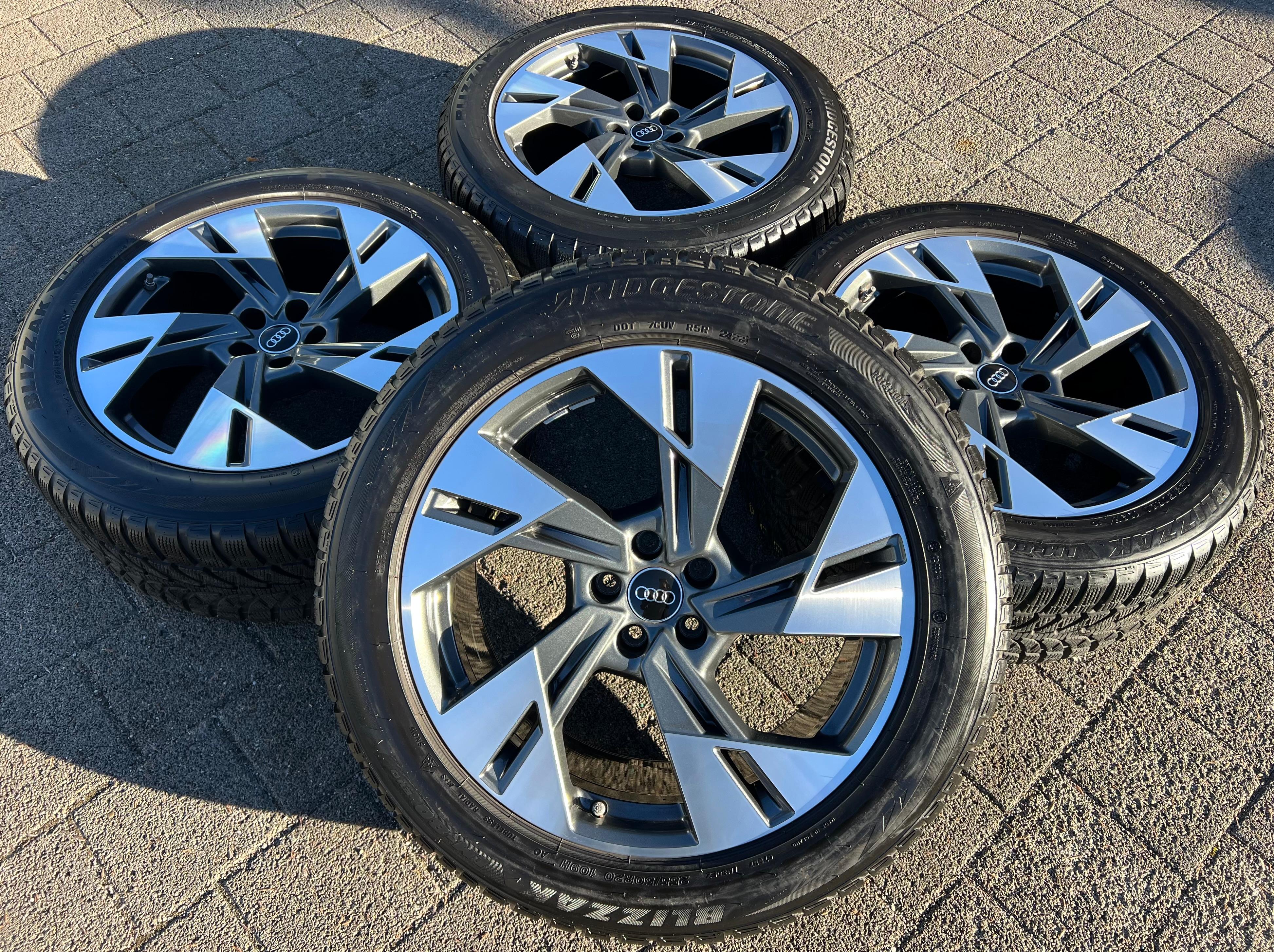 4 ORIGINAL 20" ALU WINTERRÄDER AUDI E-TRON Q8 ETRON 4KE601025T 255/50R20 109V