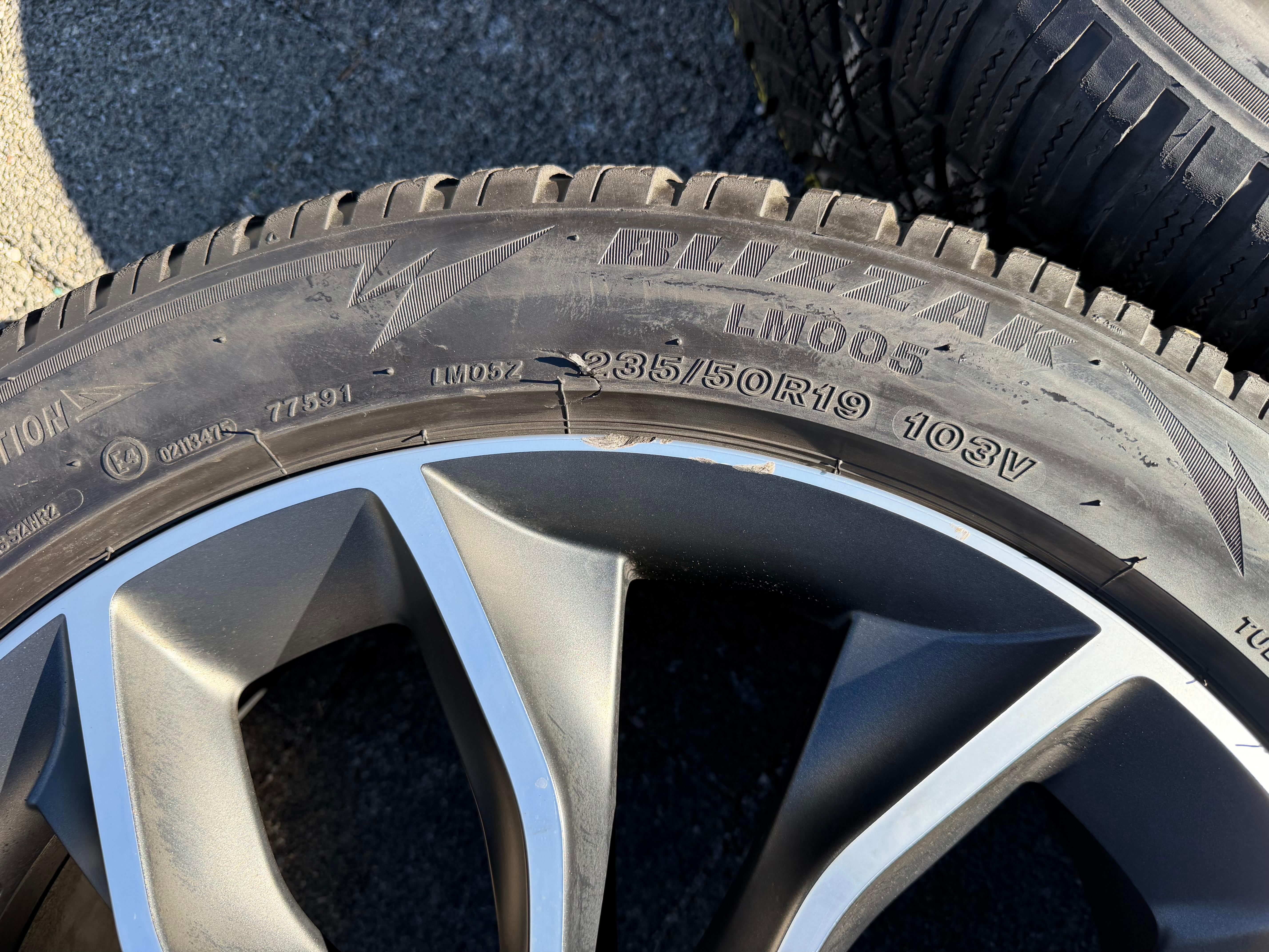 4 Original 19" Alu Winterräder Skoda Kodiaq NS7 235/50R19 103V 2022 Bridgestone