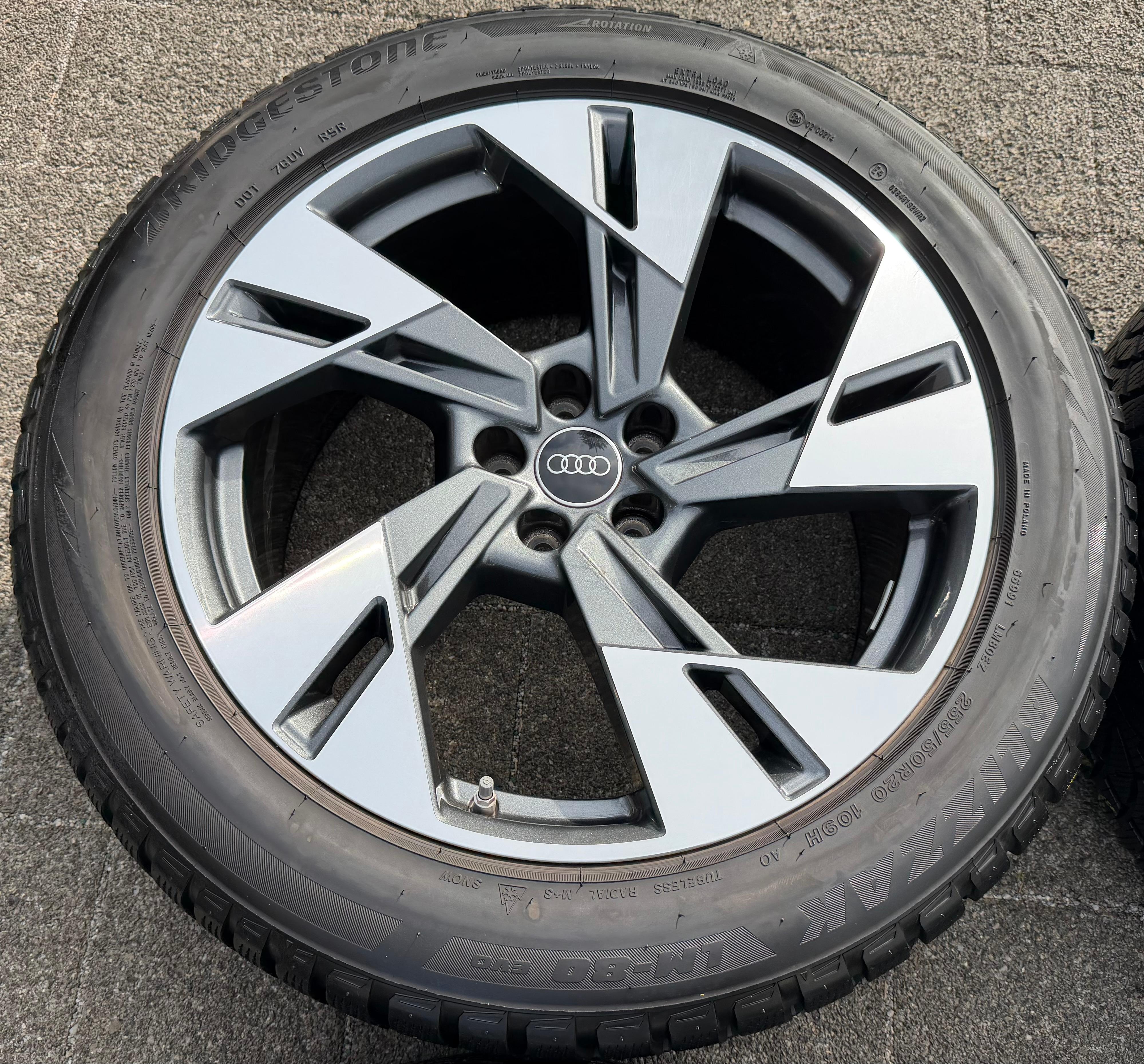 4 ORIGINAL 20" ALU WINTERRÄDER AUDI E-TRON Q8 ETRON 4KE601025T 255/50R20 109H