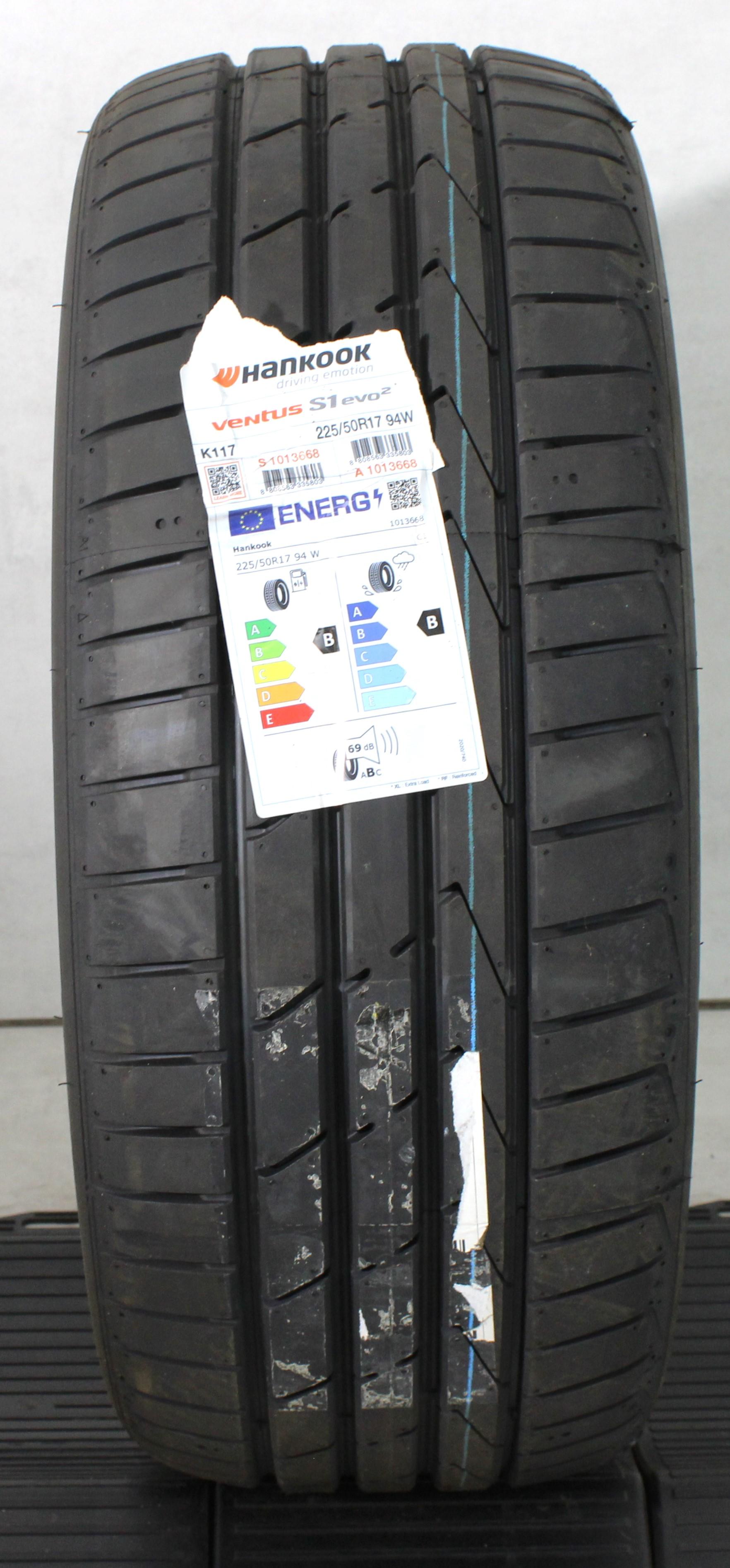 1 neumático de verano Hankook Ventus S1 Evo 2 MO 2024, 225/50R17 94W