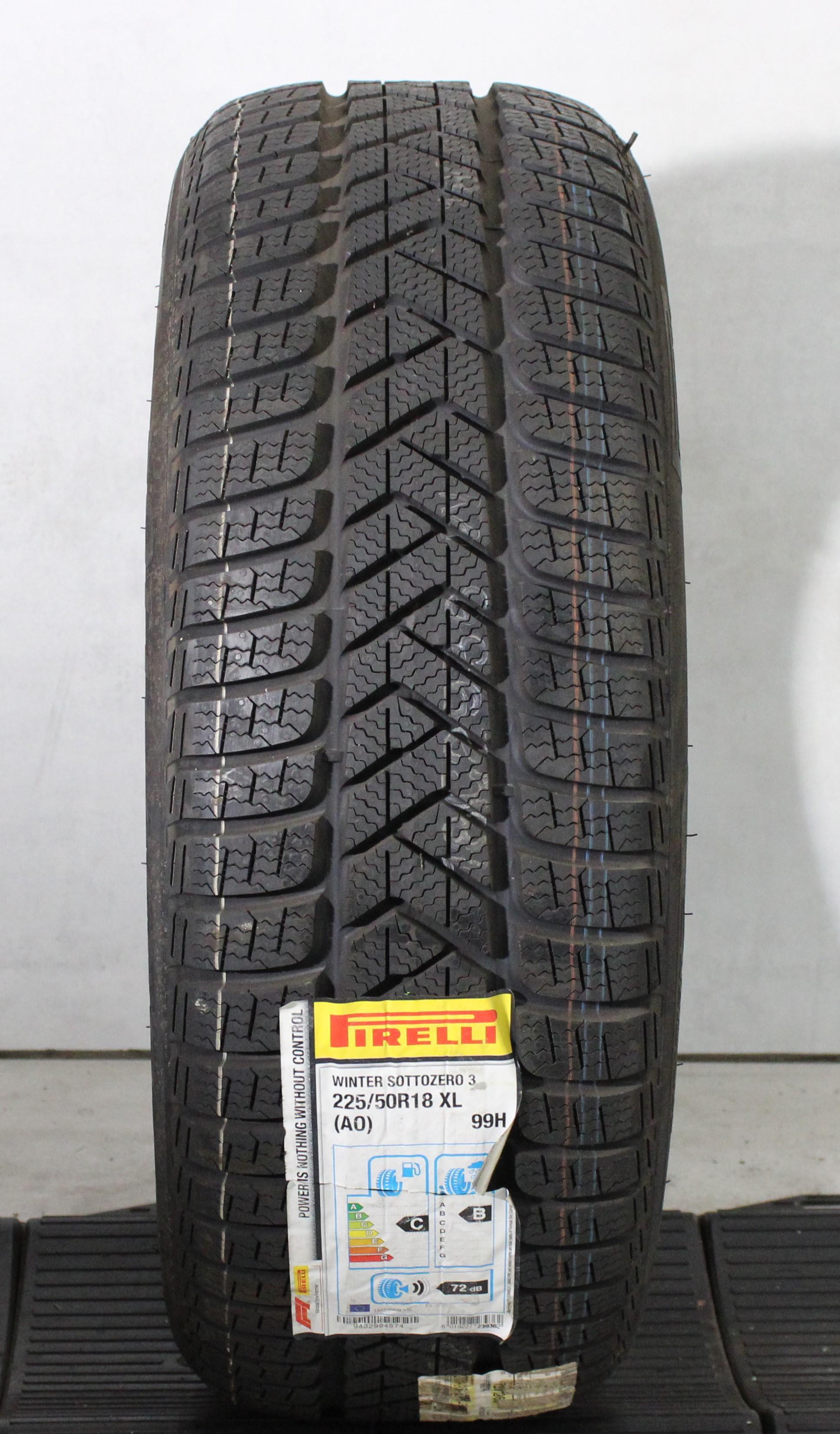 1 x 225/50R18 99H Winterreifen Pirelli Sottozero 3 7,5mm 2020 AO