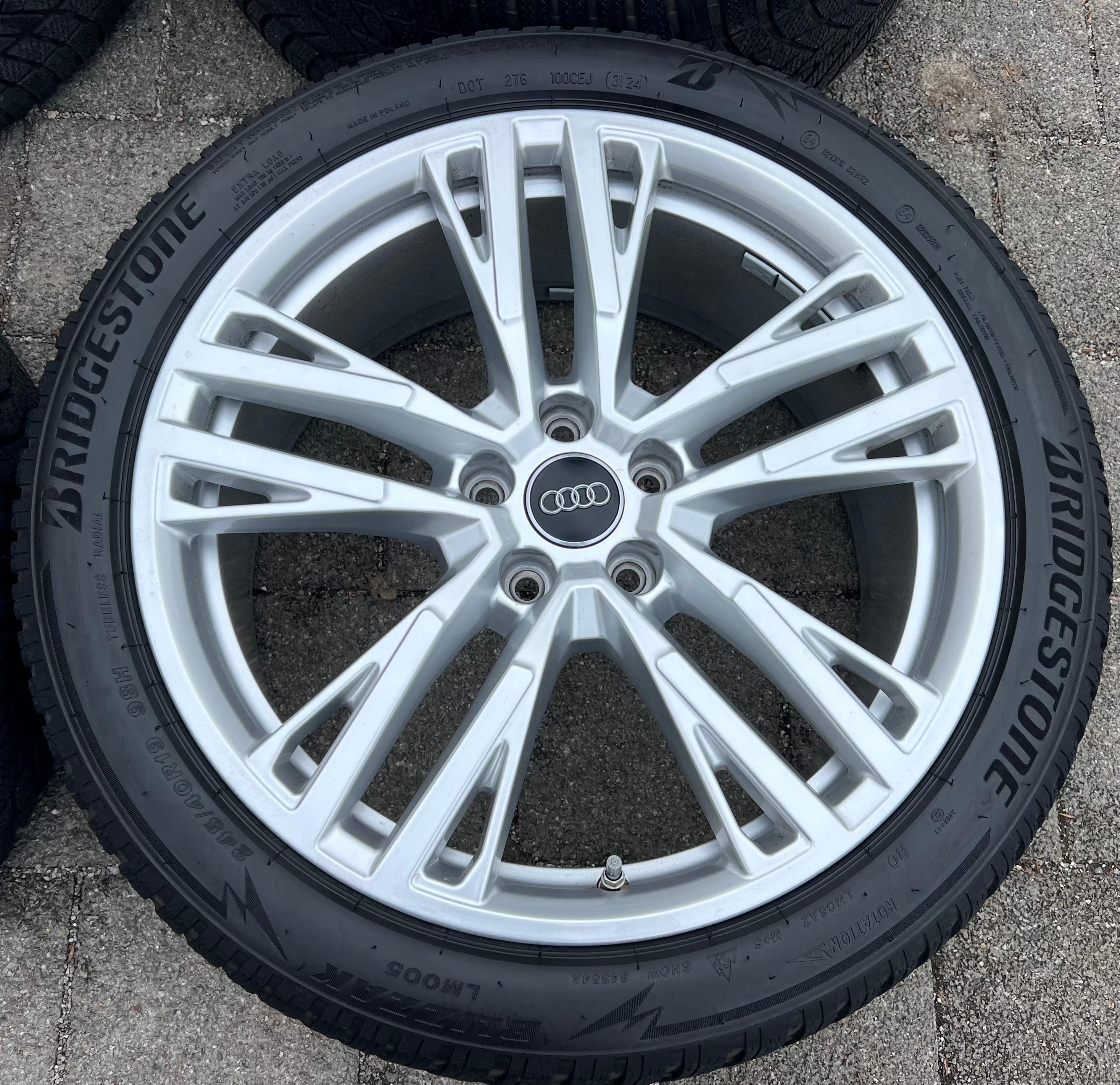4 ORIGINAL 19" ALU WINTERRÄDER AUDI A5 S5 FU2 B10 8B3601025AS 245/40R19 98H 2024