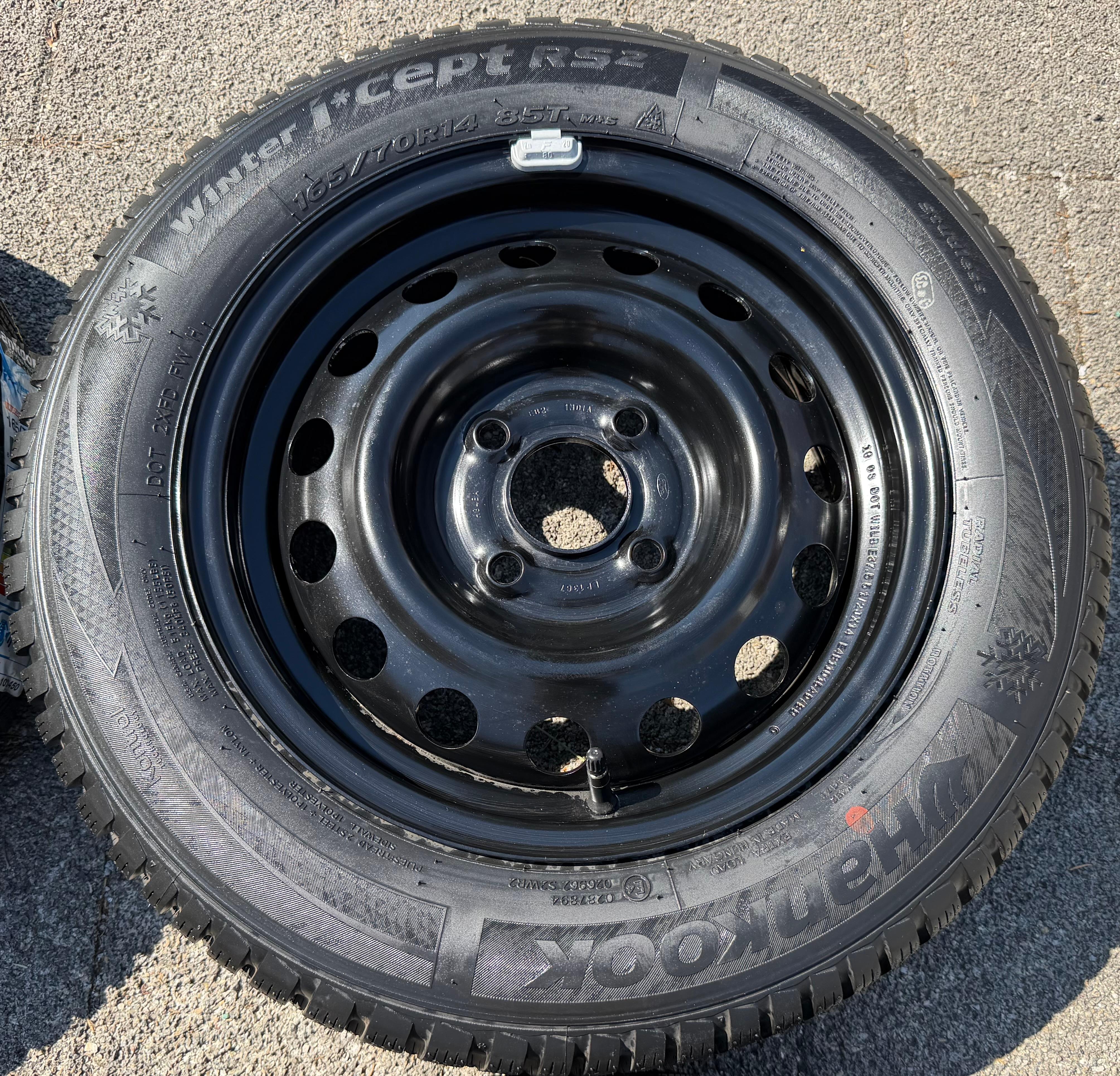 4 Original 14" Winterräder Ford KA KA+ 165/70R14 85T Hankook RKDS