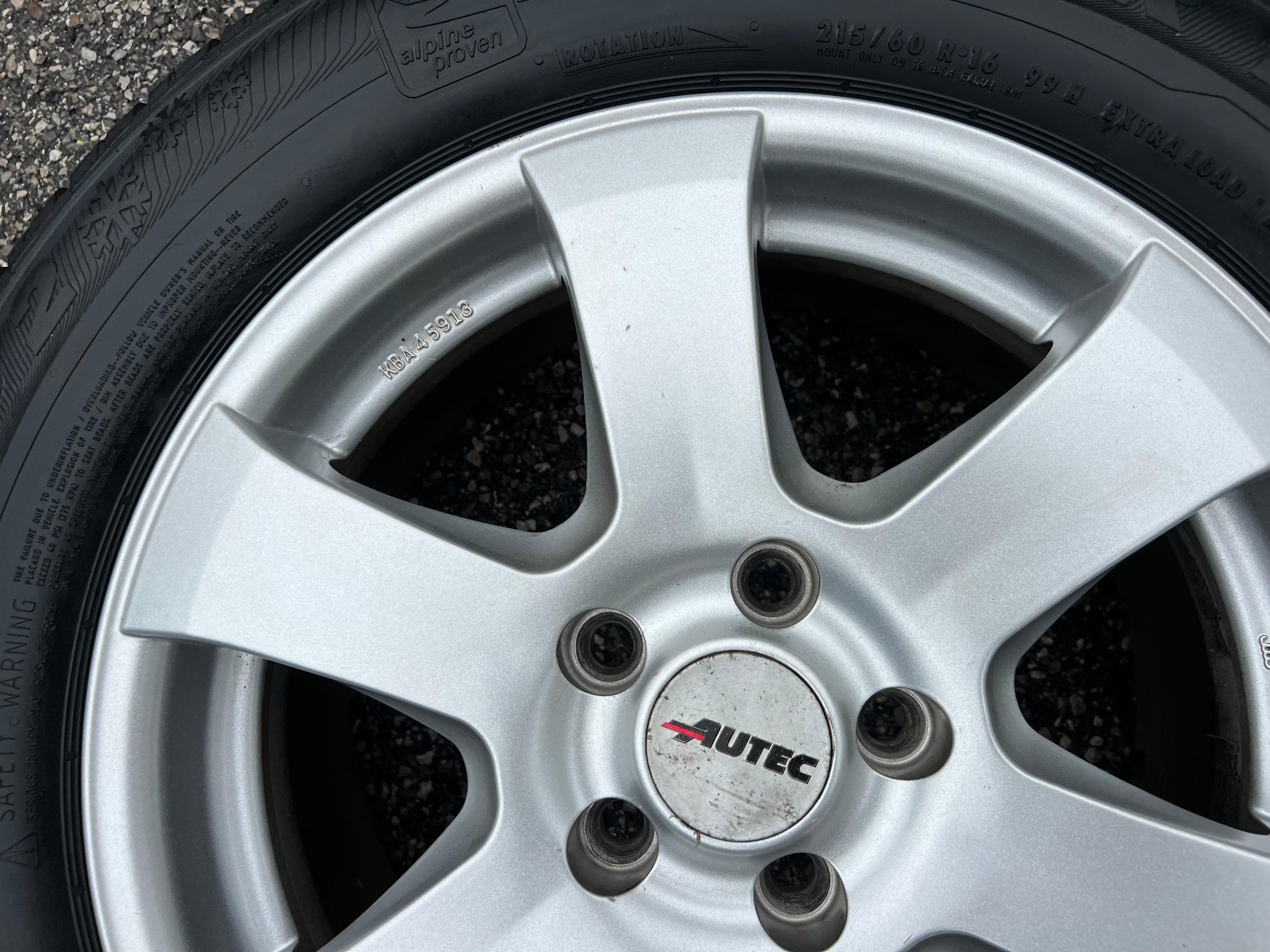 4 ALU 16" WINTERRÄDER PEUGEOT 508 607 215/60R16 99H SEMPERIT FREIHAUS