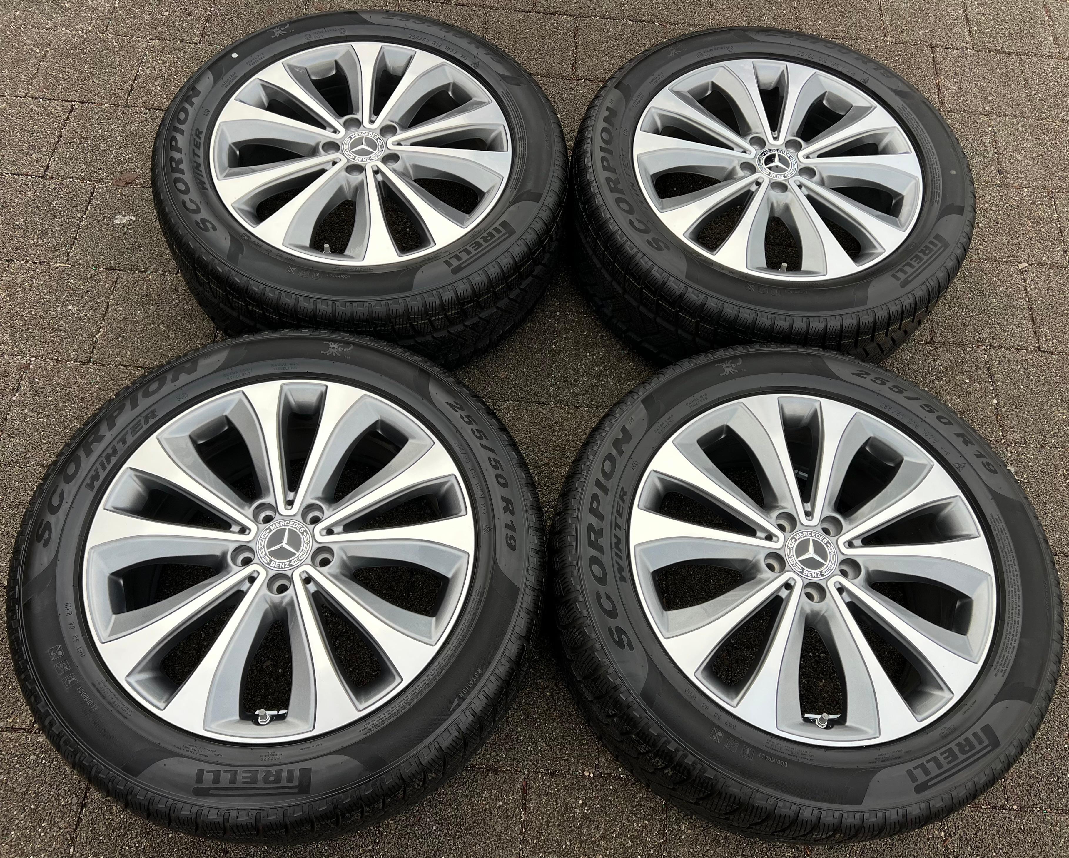 4 ORIGINAL 19" ALU WINTERRÄDER MERCEDES GLE V167 W167 A1674010100 RDKS