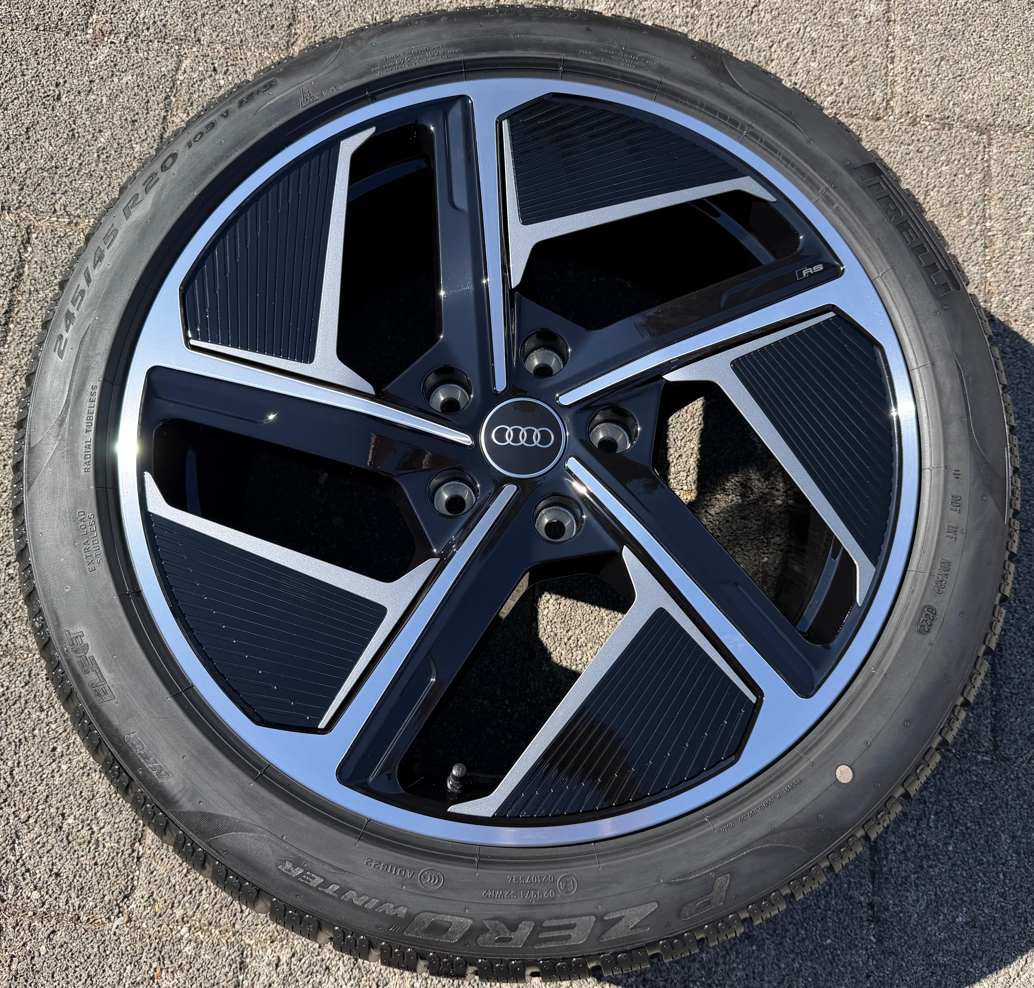 1 jante alu d'origine Audi E-Tron 20", référence 4J3601025F, 9x20, ET54, avec système de surveillance de la pression des pneus (RDKS), NEUVE