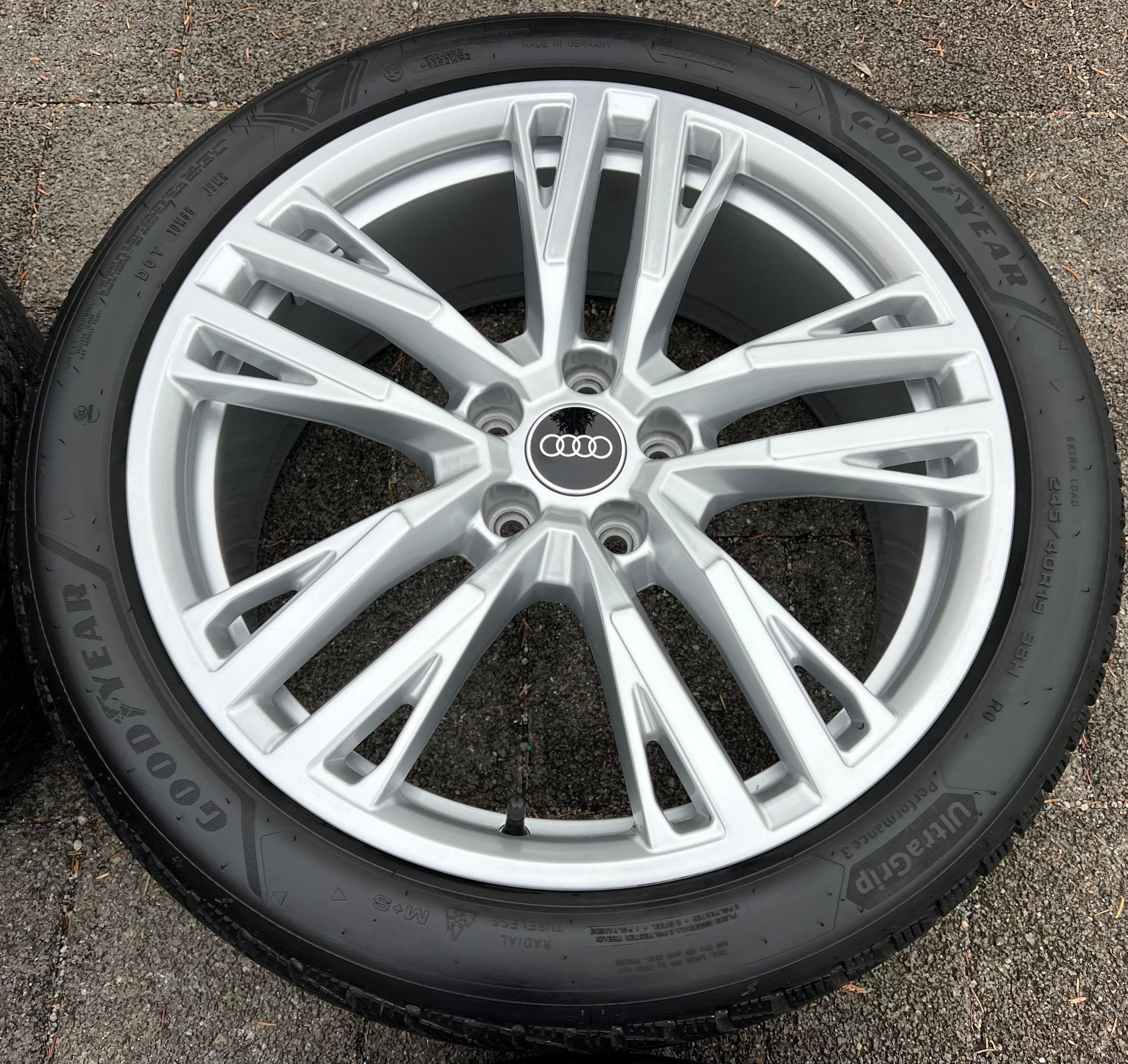 4 RUEDAS DE ALUMINIO DE INVIERNO ORIGINALES DE 19" AUDI A5 S5 FU2 B10 8B3601025AS 245/40R19 98H 2024