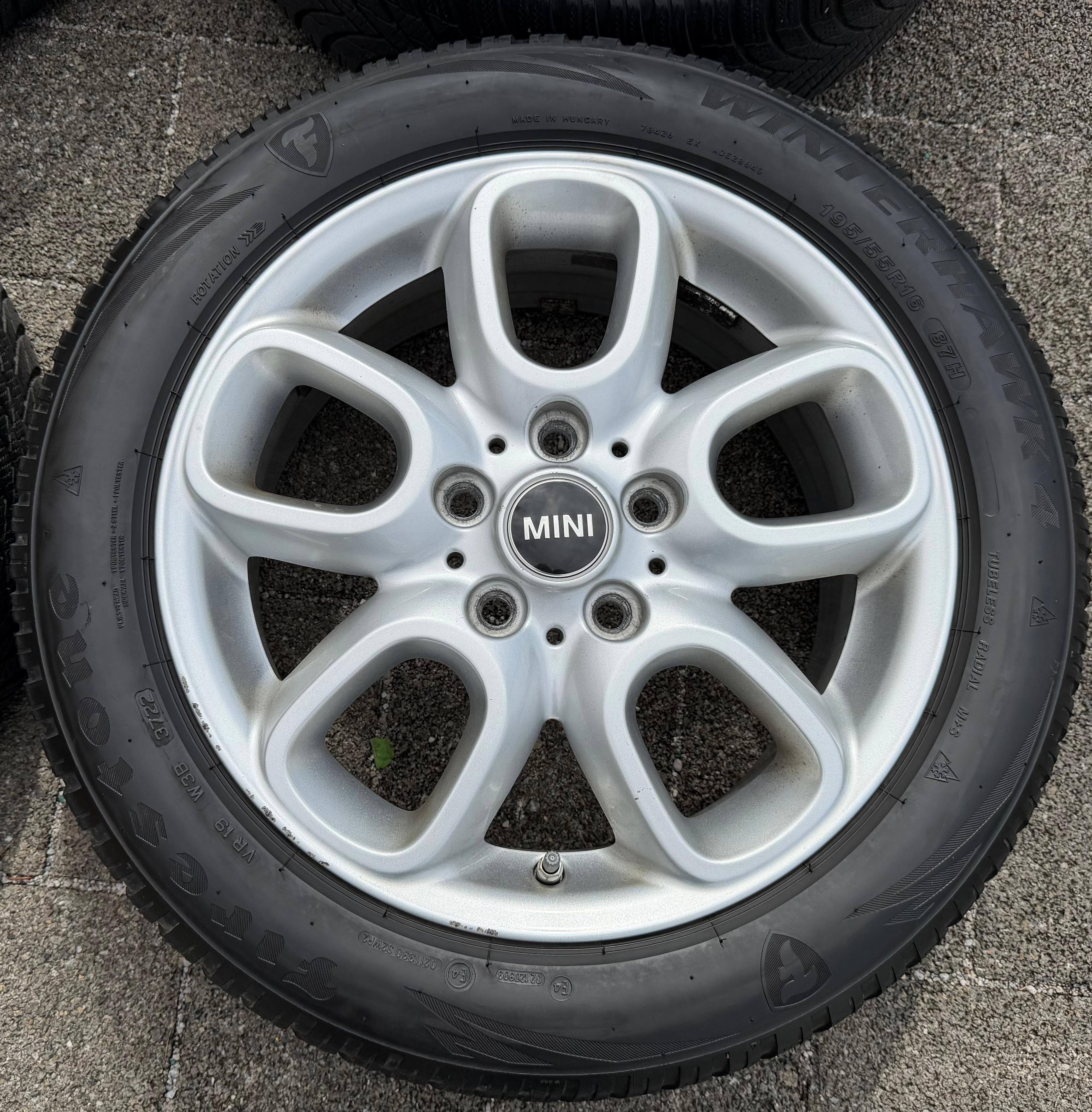 4 Original Alu Winterräder Mini Cooper F55 F56 F57 6855103 LOOP SPOKE 494 RDKS