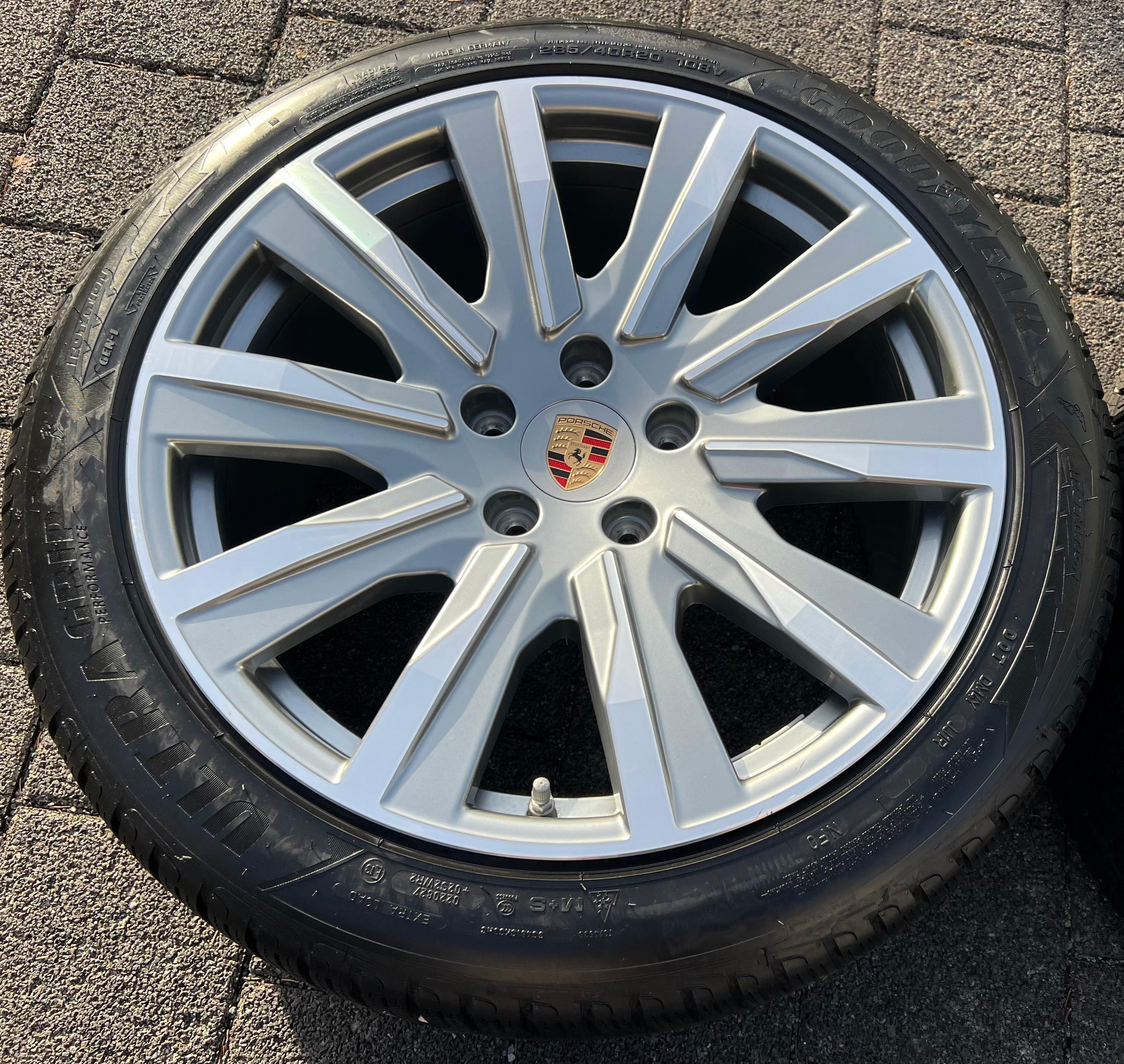 4 ORIGINAL 20" ALU WINTERRÄDER PORSCHE TAYCAN TEQUIPMENT RDKS FREIHAUS
