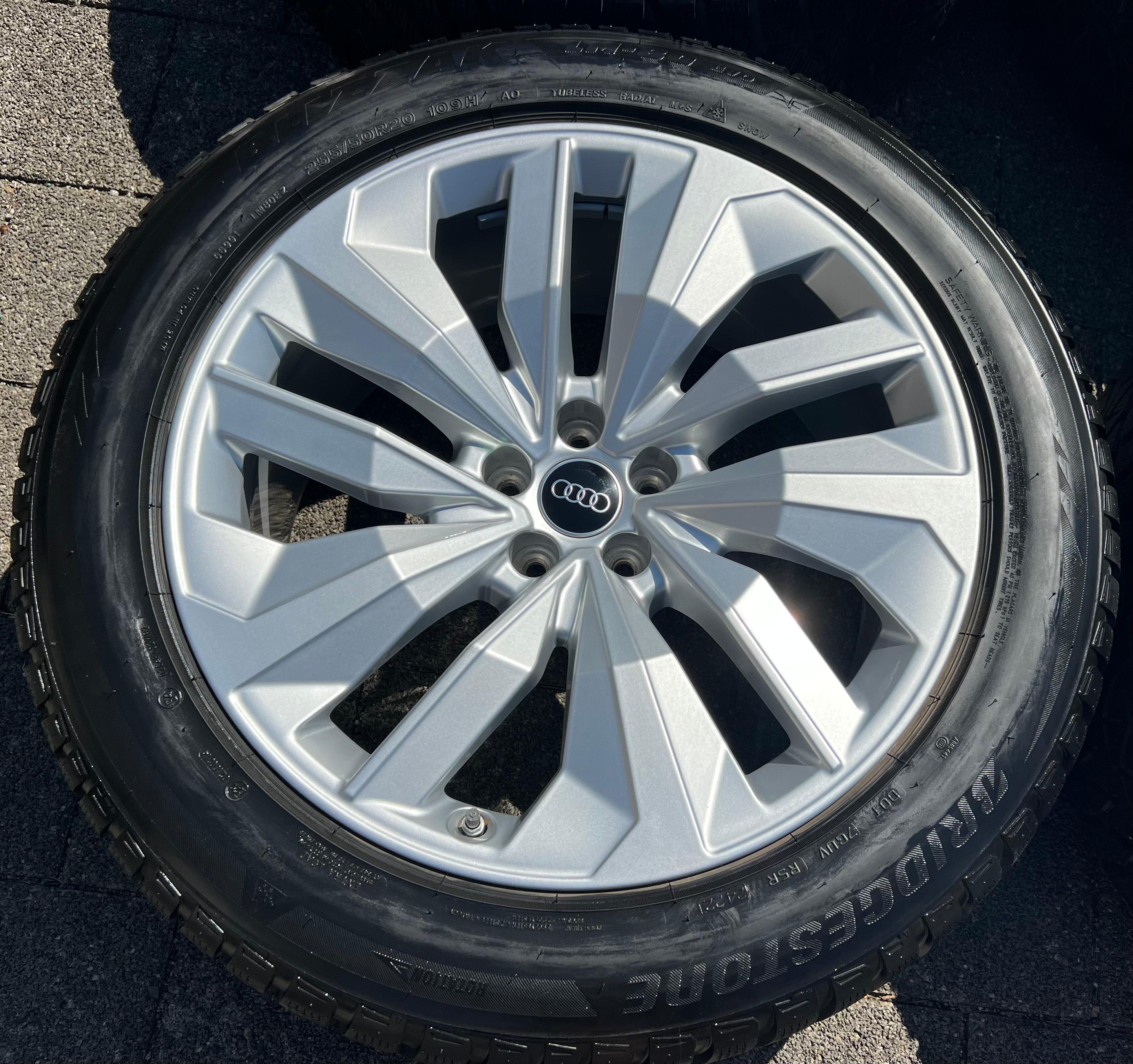 4 ORIGINAL 20" ALU WINTERRÄDER AUDI Q8 GE E-TRON 4KE601025N 255/50R20 109H 2022
