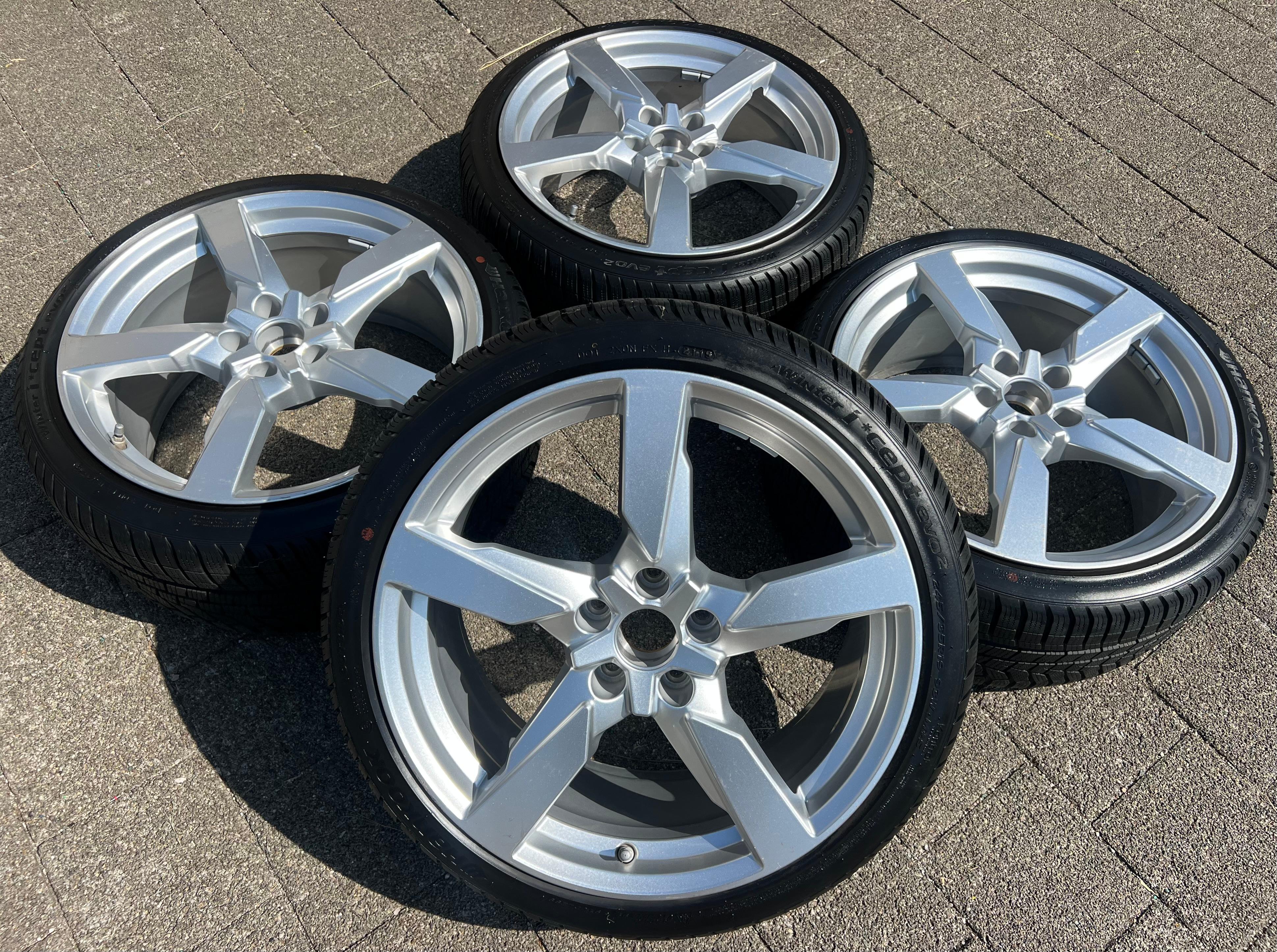 4 ORIGINAL 19" ALU WINTERRÄDER AUDI TT TTS 8S 8S0601025AA 245/35R19 93W FREIHAUS