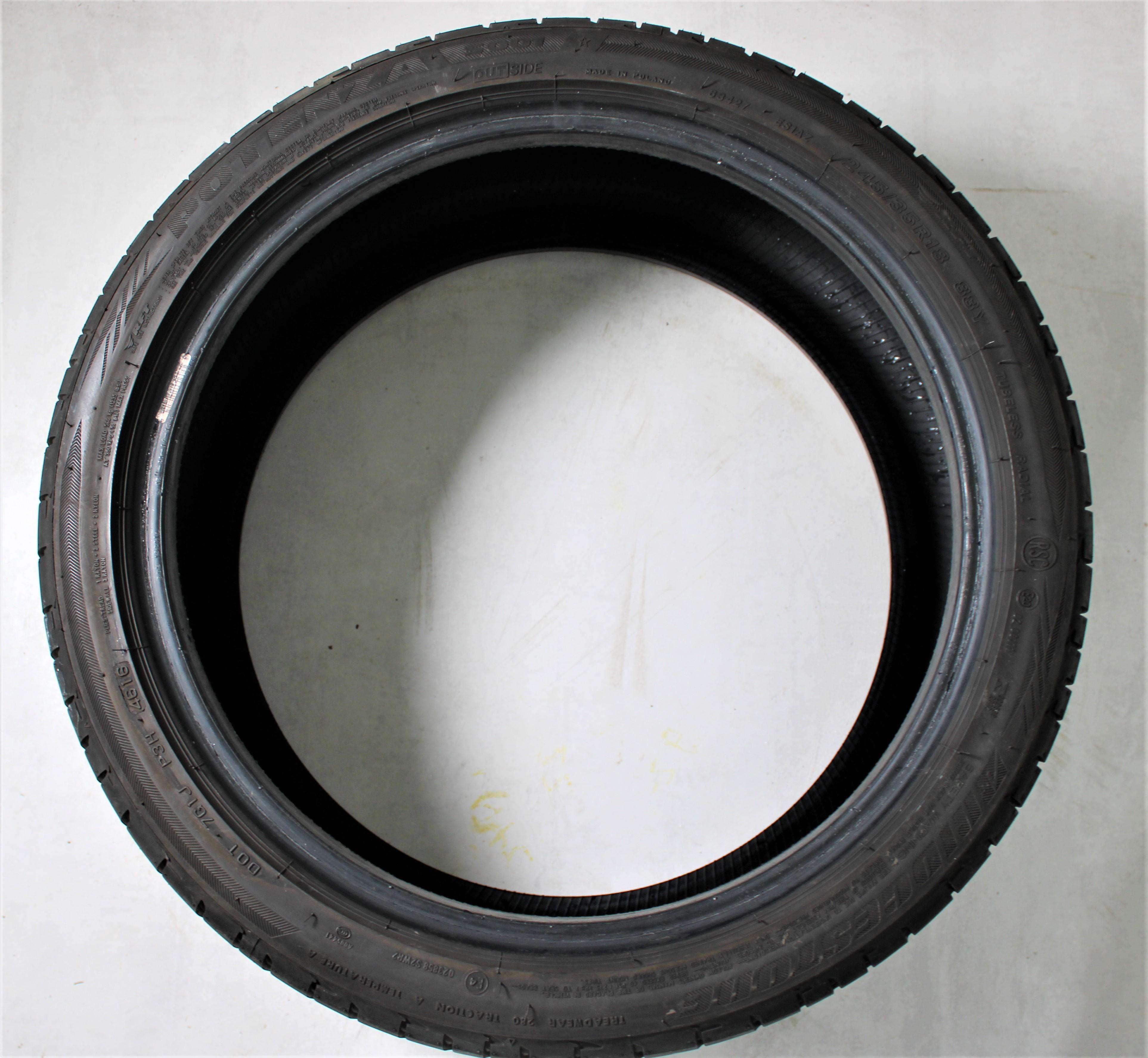 2 x 245/35R18 88Y Sommerreifen Bridgestone Potenza S001 Runflat 5,5-6mm 2016 *