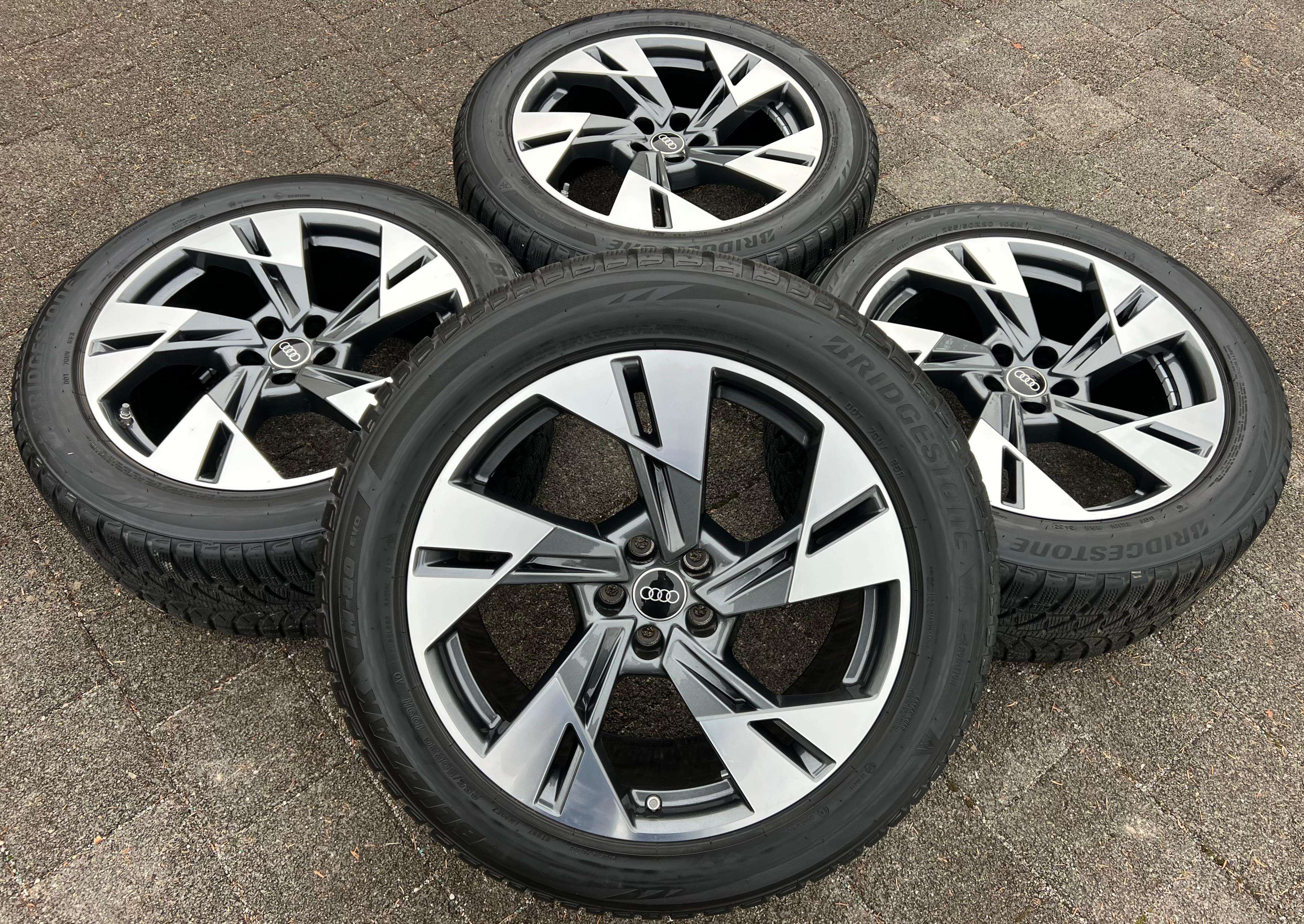 4 ORIGINAL 20" ALU WINTERRÄDER AUDI E-TRON Q8 ETRON 4KE601025T 255/50R20 109V