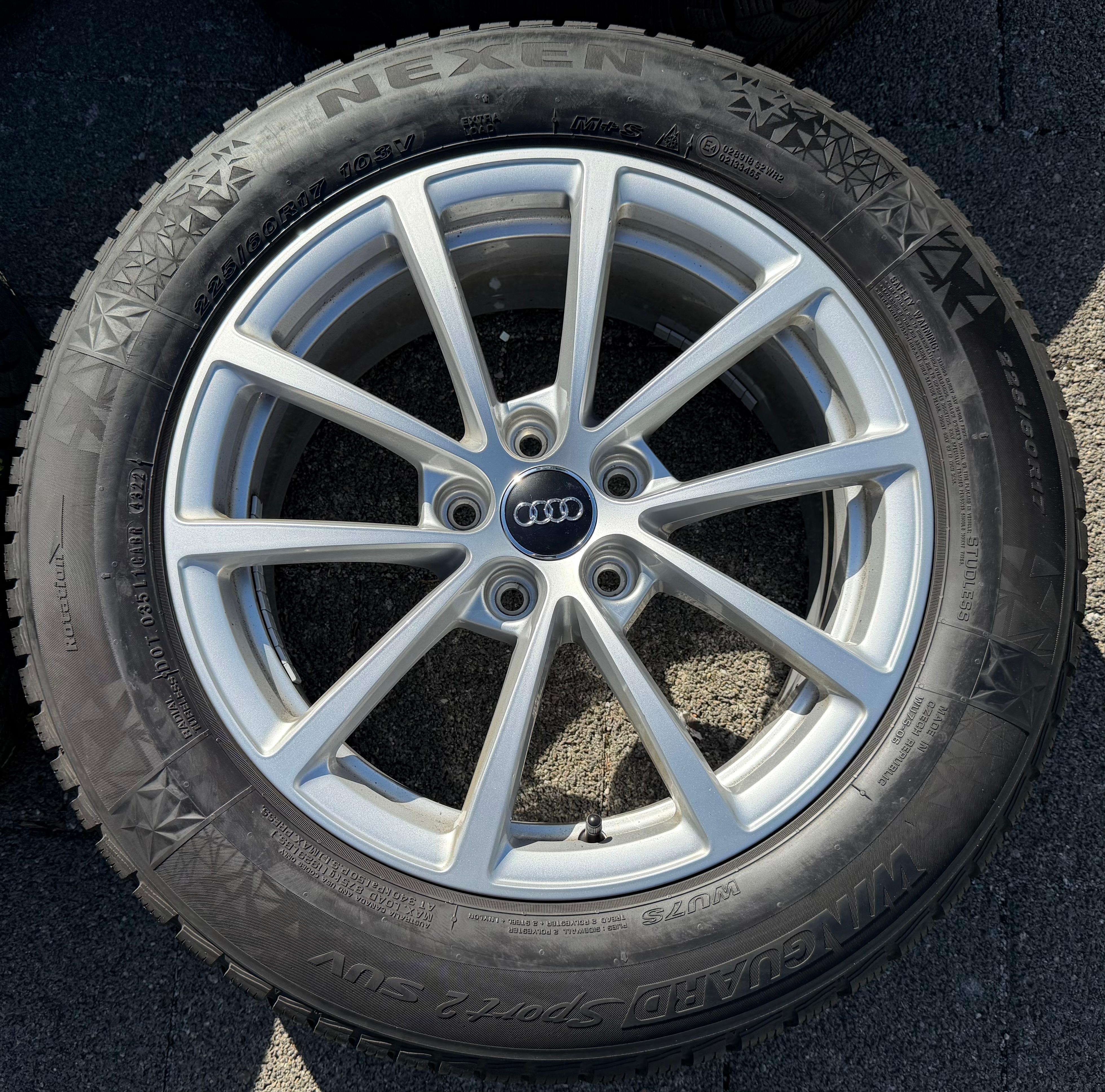 4 Original 17" Alu Winterräder Audi A6 4K C8 F2 225/60R17 99H 4K0601025 NEXEN