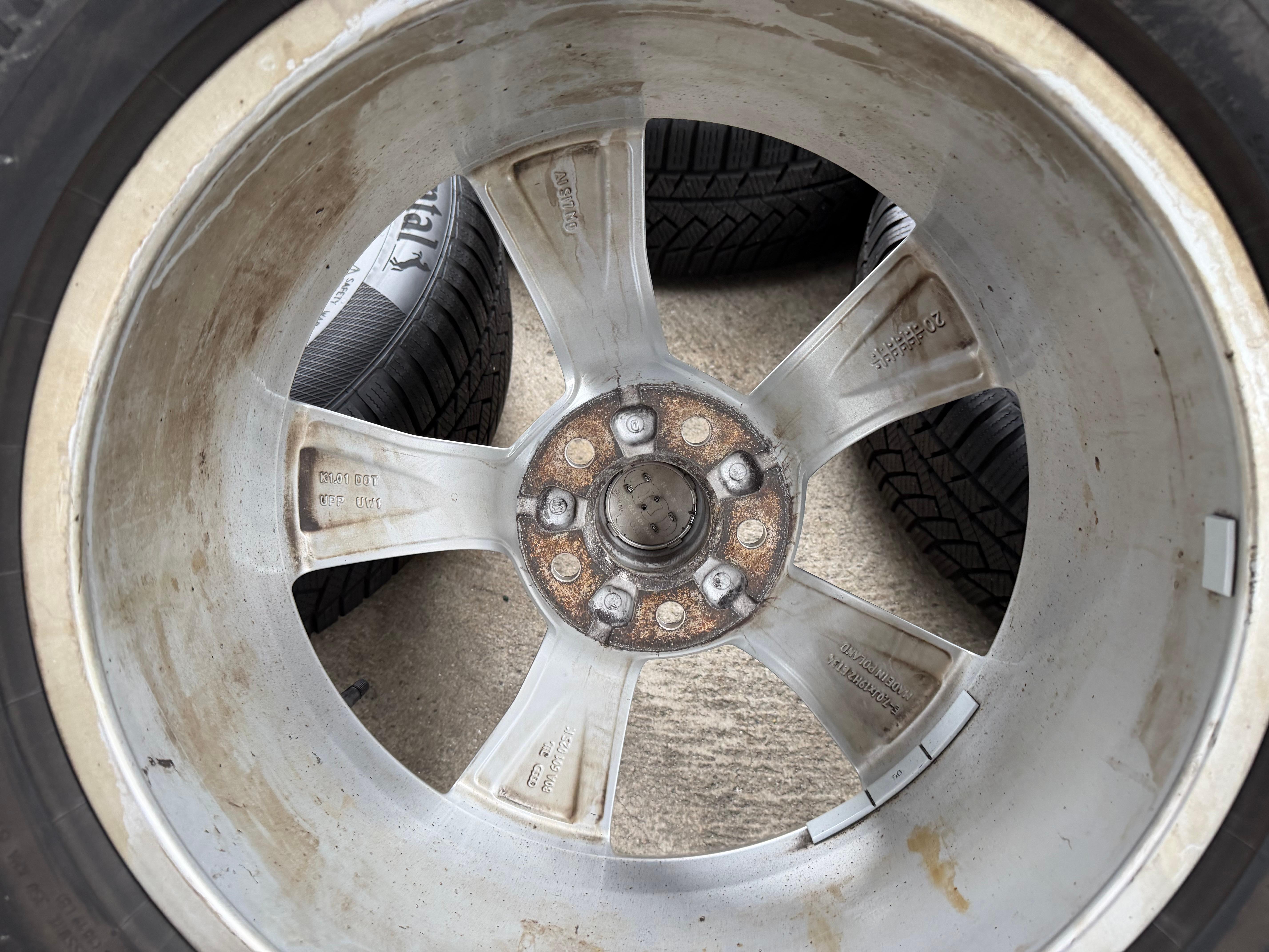 4 Original 19" Alu Winterräder Audi Q5 SQ5 FY 80A601025K 235/55R19 101H Continental 2021