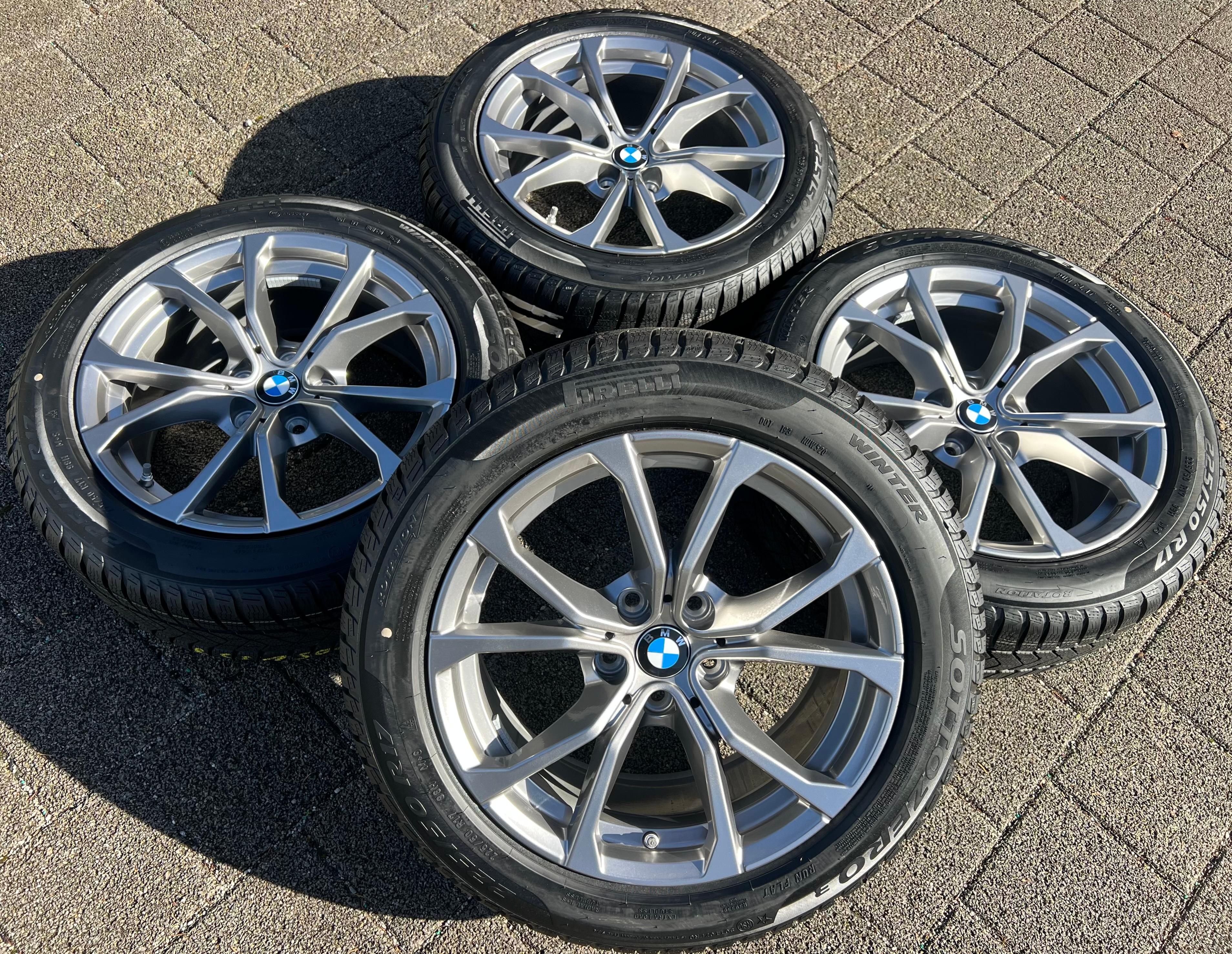 4 RUOTE IN LEGA ORIGINALI DA 17" PER BMW SERIE 3 G20 G21 E SERIE 4 G22 G23 STYLING 776 CON TPMS NUOVE