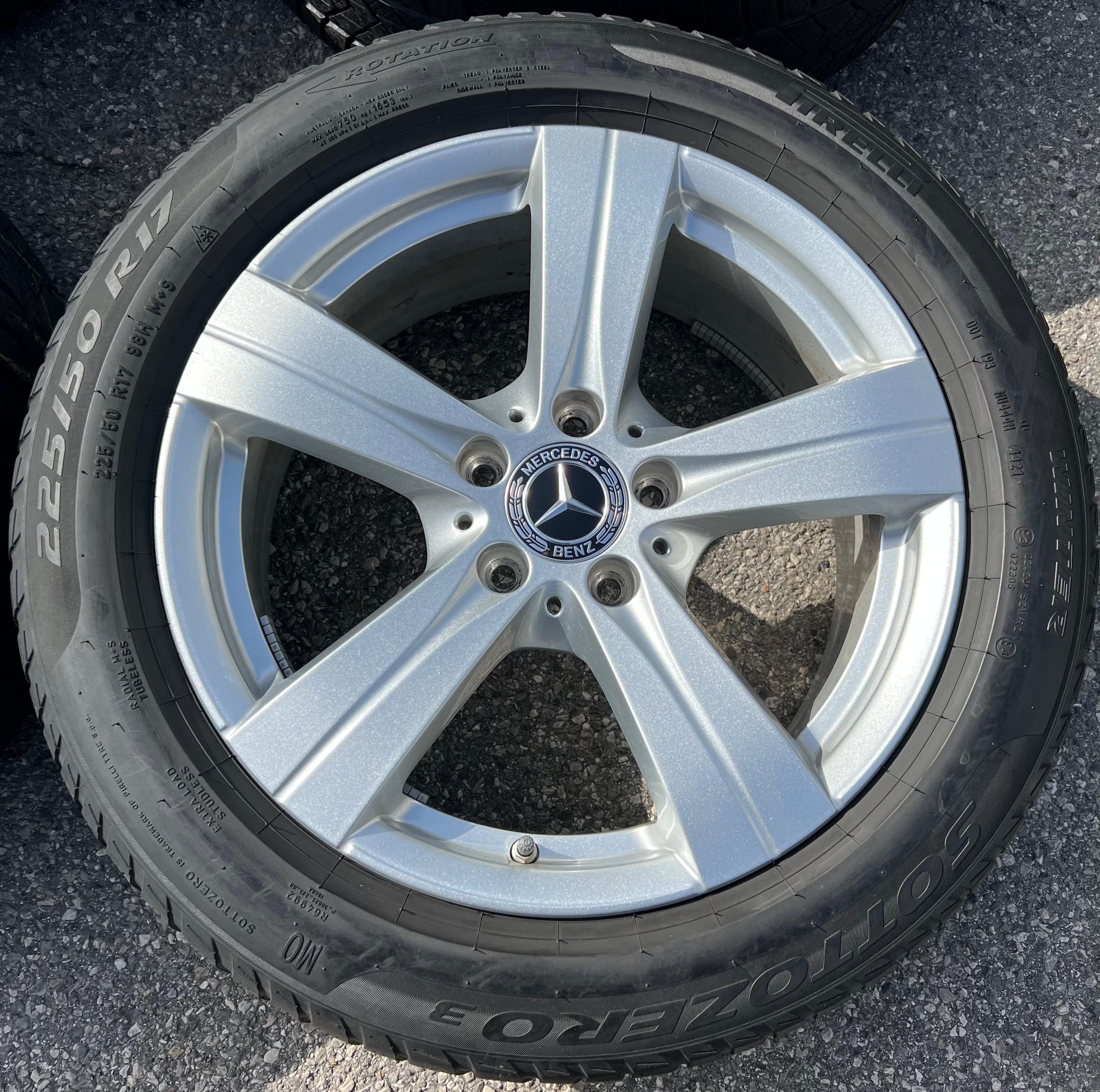4 JANTES ALU ORIGINALES 17" MERCEDES CLASSE C W206 A2064017200 RDKS FRANCO DOMICILE
