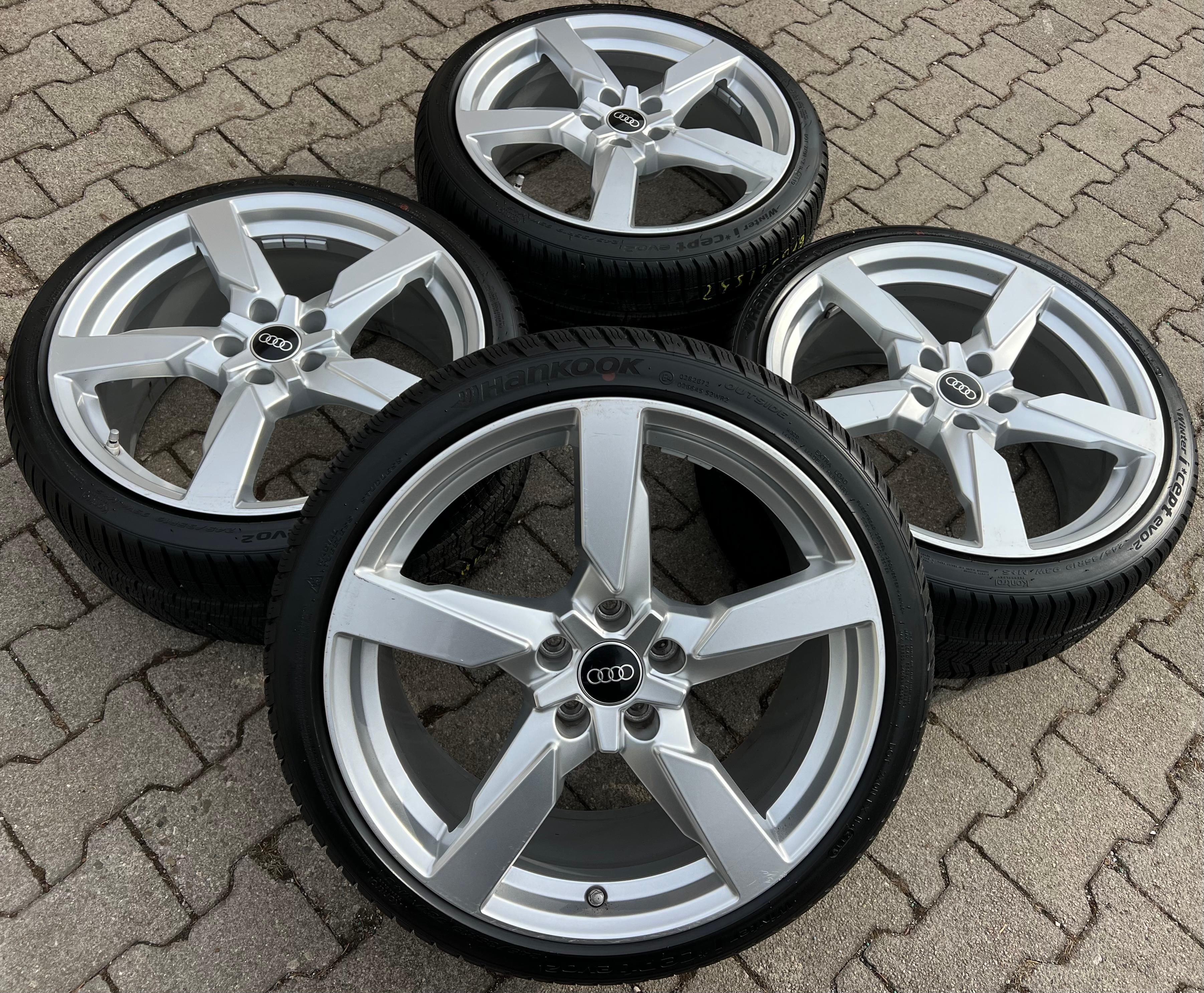 4 ORIGINAL 19" ALUFELGEN AUDI TT TTS 8S0601025AA 9x19 ET52 FREIHAUS