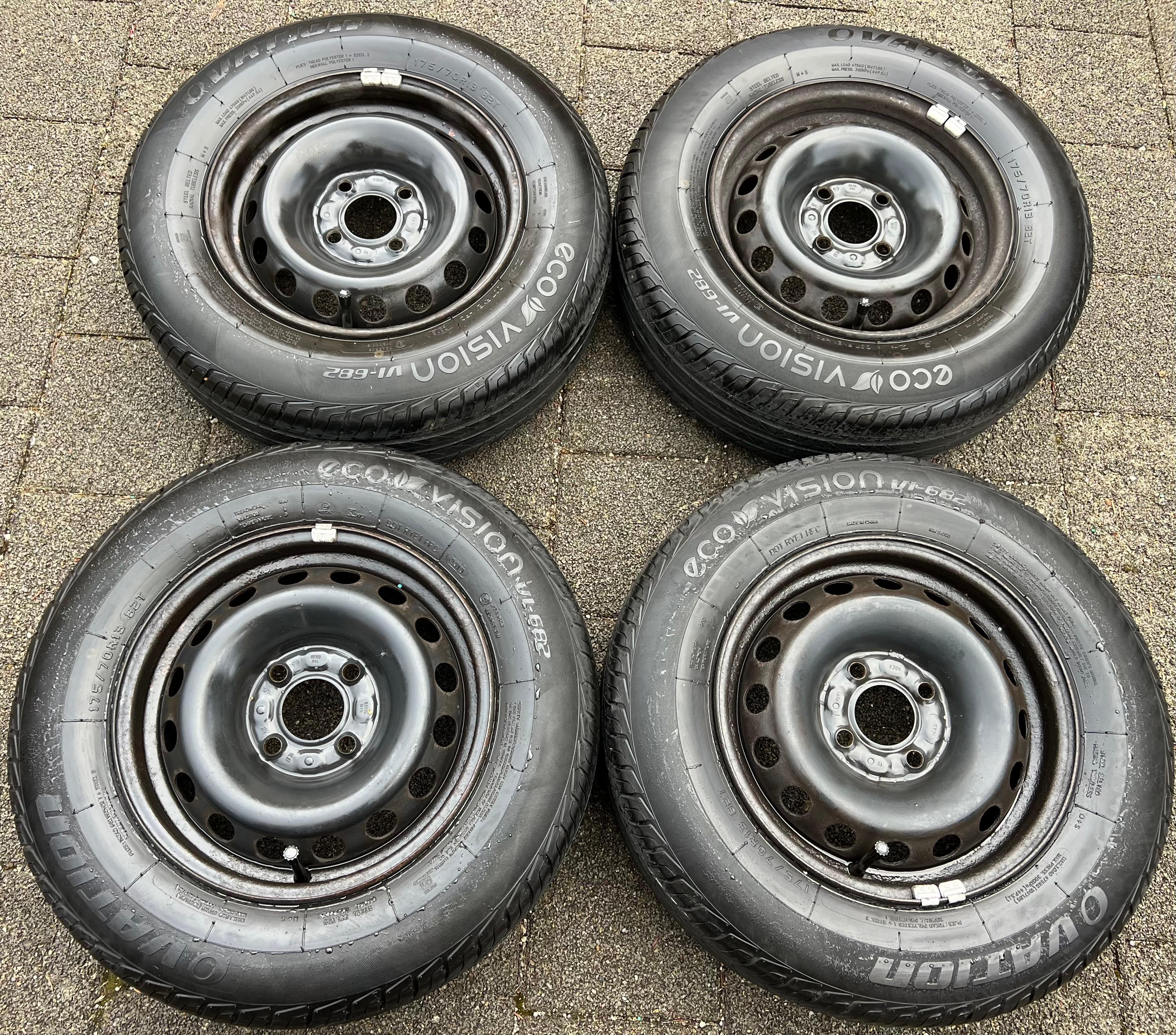 4 SOMMERRÄDER RENAULT MEGANE i 19 21 CLIO B 175/70R13 82T FREIHAUS