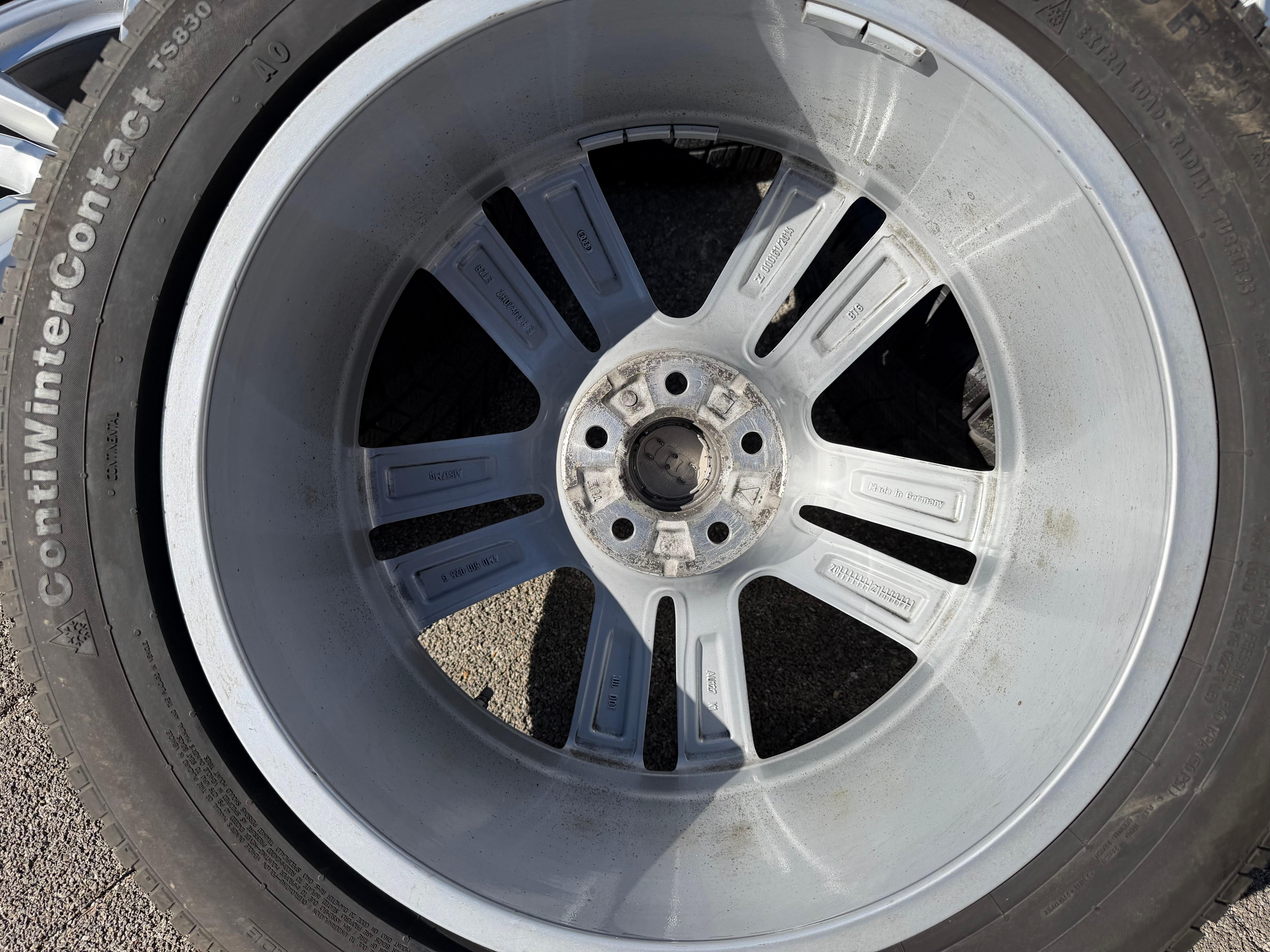 4 Original 20" Alu Winterräder Audi Q7 4M 255/50R20 109H 4M0601025G Winterreifen